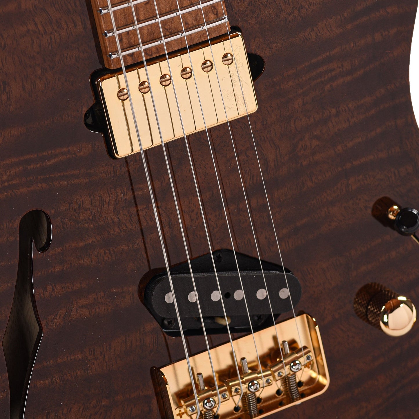 Suhr Custom Modern T Vintage Natural w/CME-Selected Figured Walnut Top