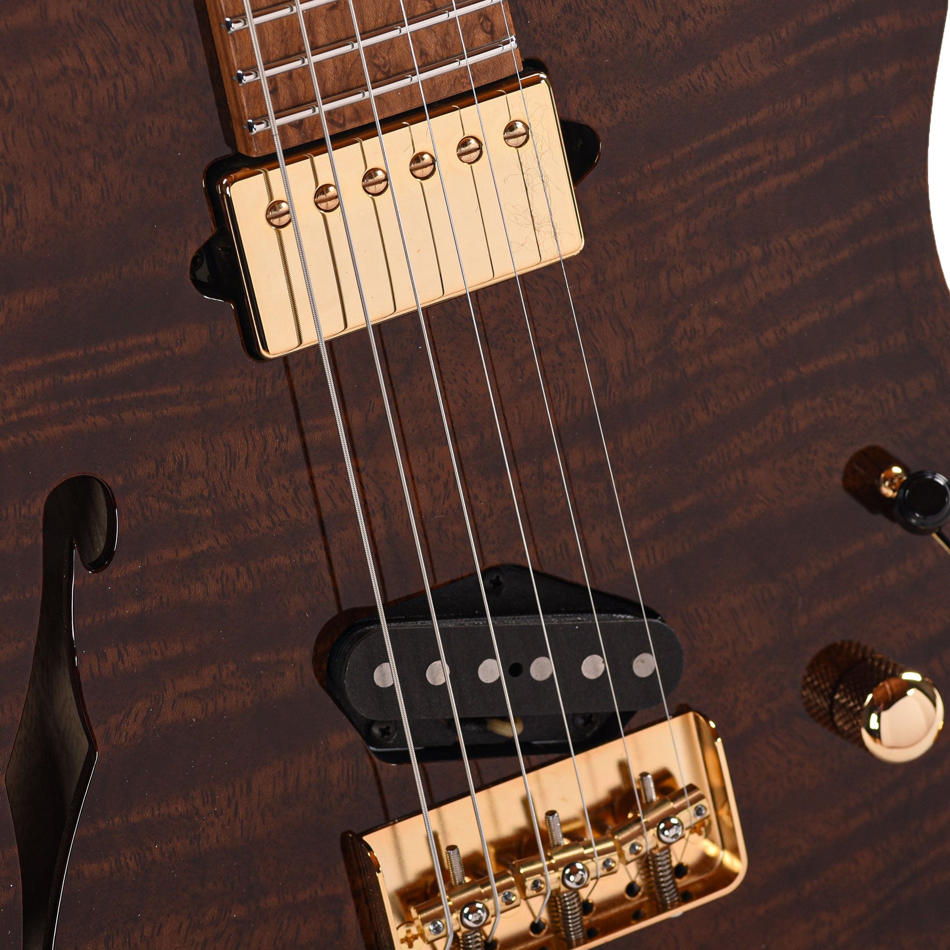 Suhr Custom Modern T Vintage Natural w/CME-Selected Figured Walnut Top