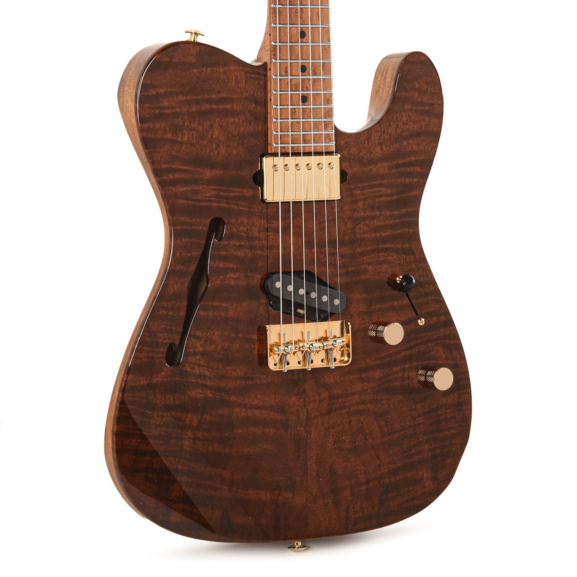 Suhr Custom Modern T Vintage Natural w/CME-Selected Figured Walnut Top