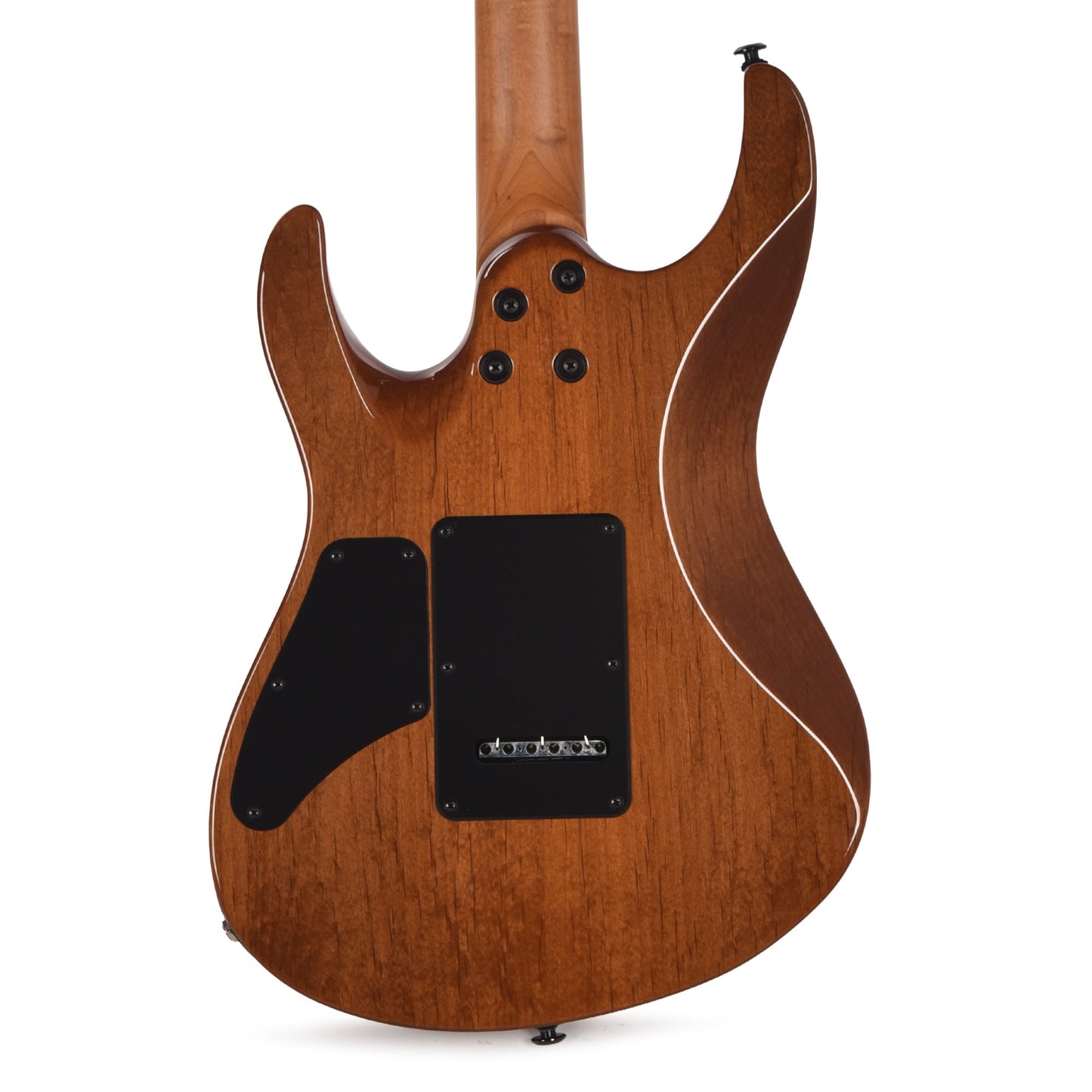 Suhr Custom Modern Trans Caramel w/ CME-Selected Waterfall Burl Maple Top