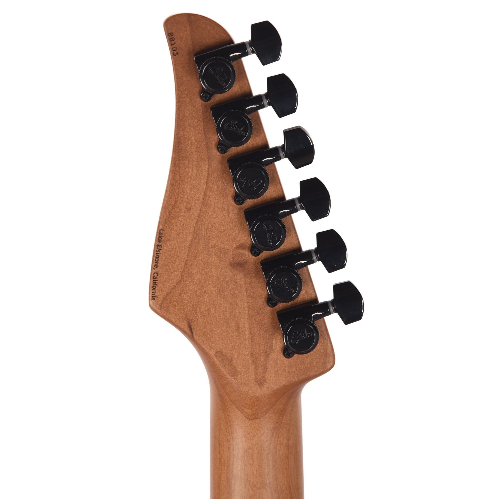 Suhr Custom Modern Trans Caramel w/ CME-Selected Waterfall Burl Maple Top