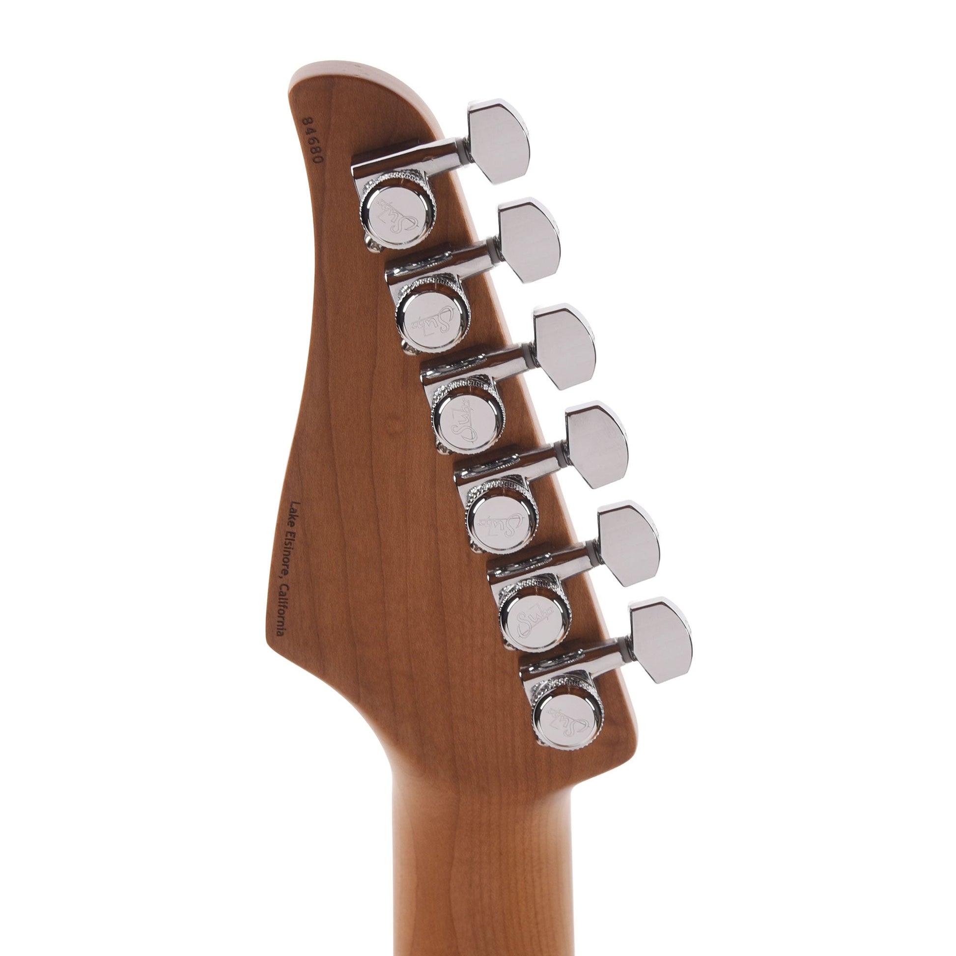 Suhr Custom Standard Aqua Blue Gradient w/CME-Selected Burl Maple Top