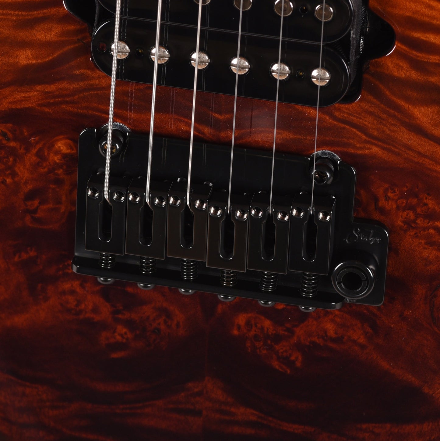 Suhr Custom Standard Desert Gradient w/CME-Selected Burl Maple Top