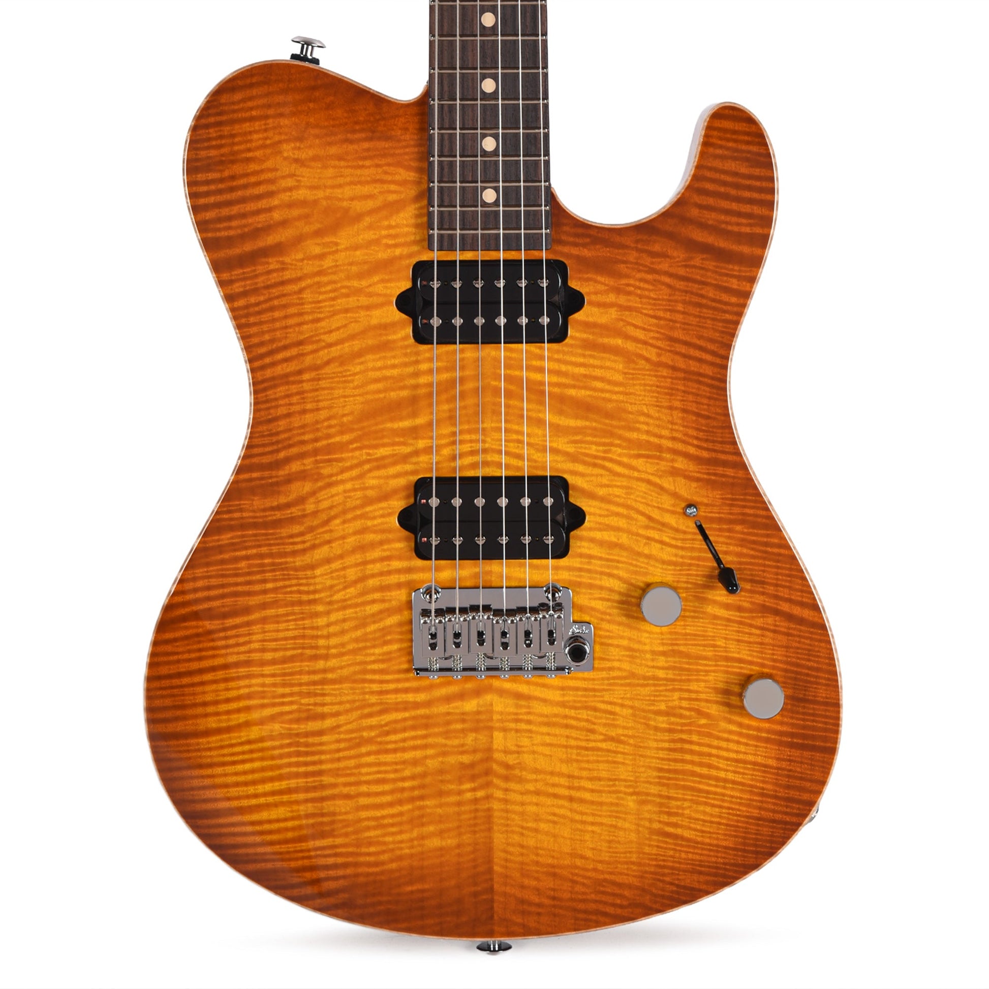 Suhr Oso Short Scale Tea Burst w/Figured Maple Top