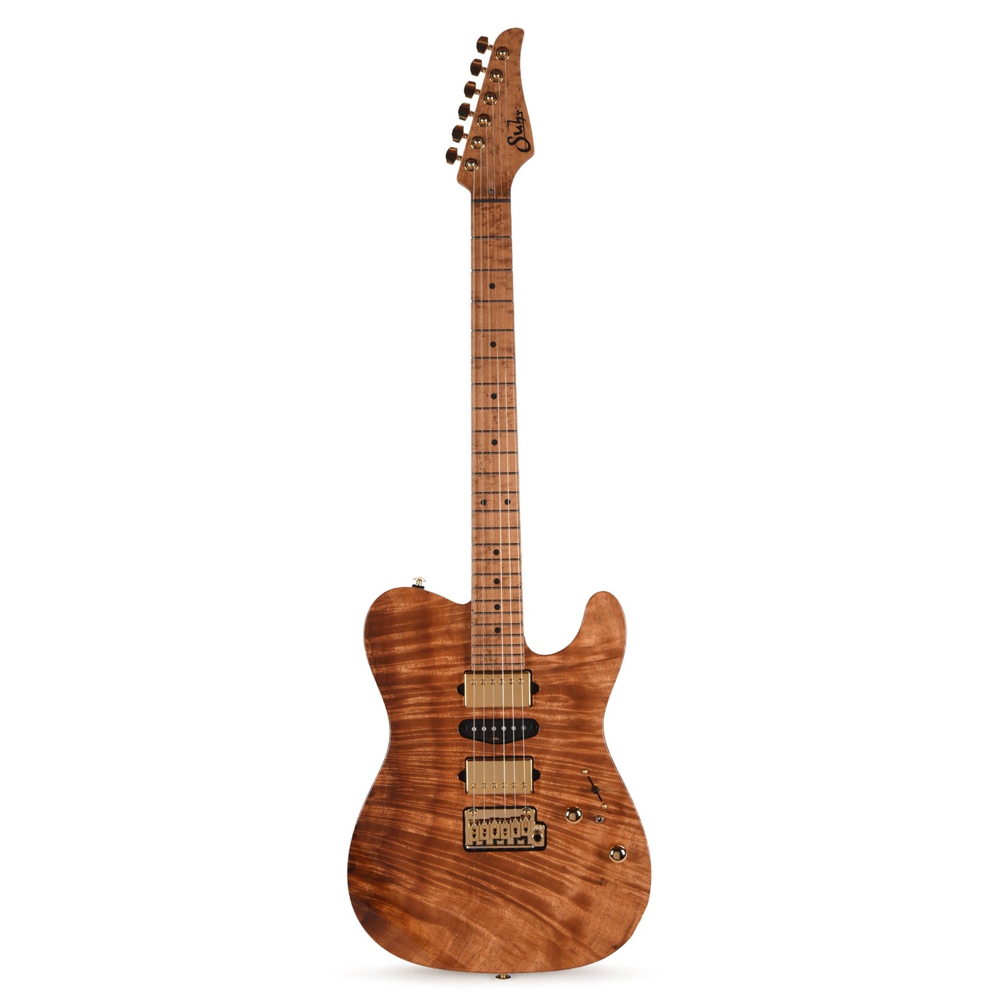 Suhr Custom Modern T Natural w/CME-Selected Figured 1-Piece Koa Top