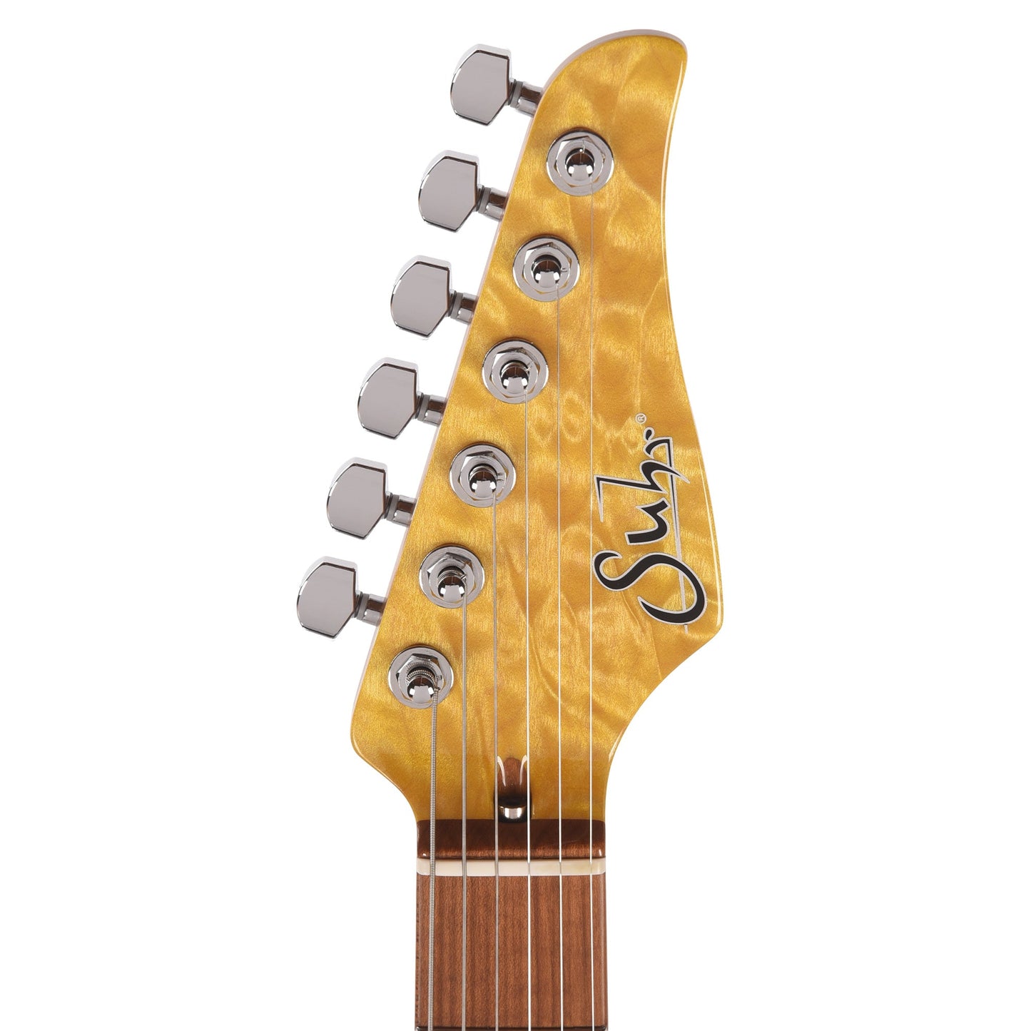 Suhr Custom Modern Trans Lemon Yellow w/ CME-Selected Quilt Maple Top