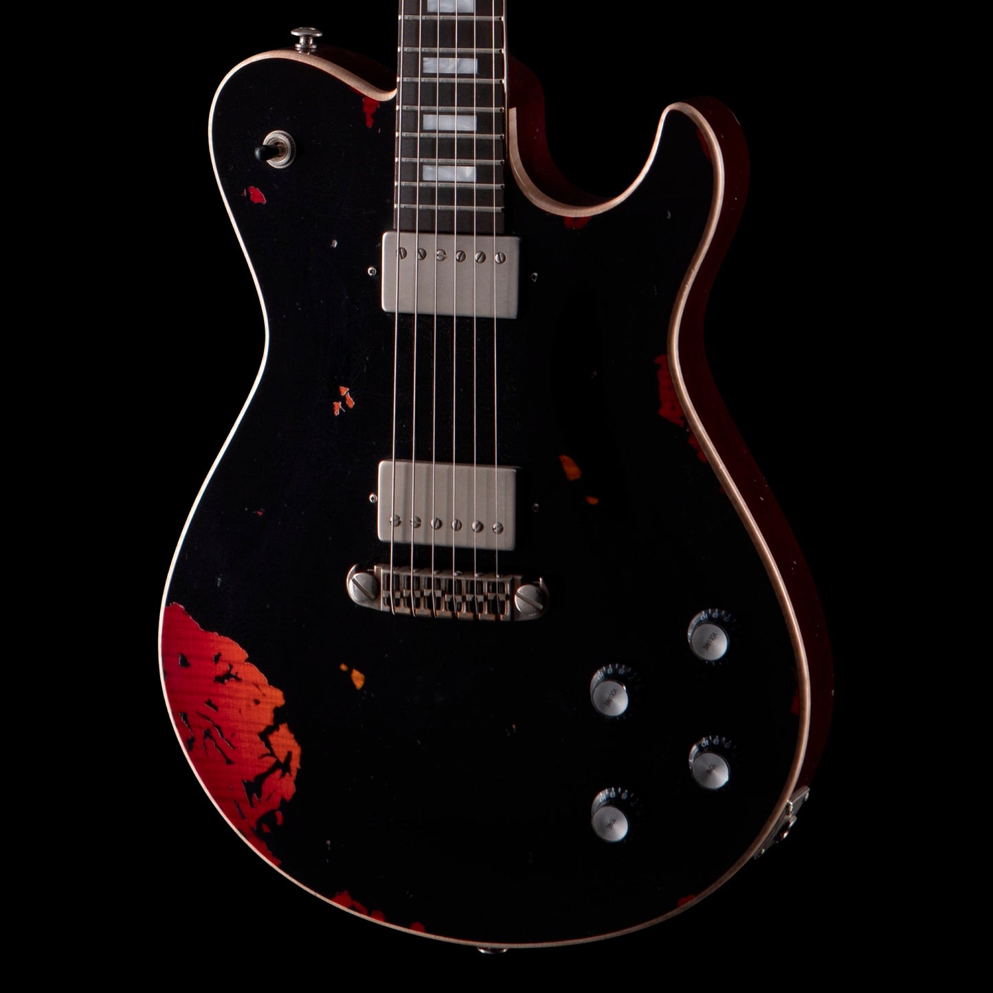 Tausch La Grange Nitro Relic Black over Cherry Sunburst