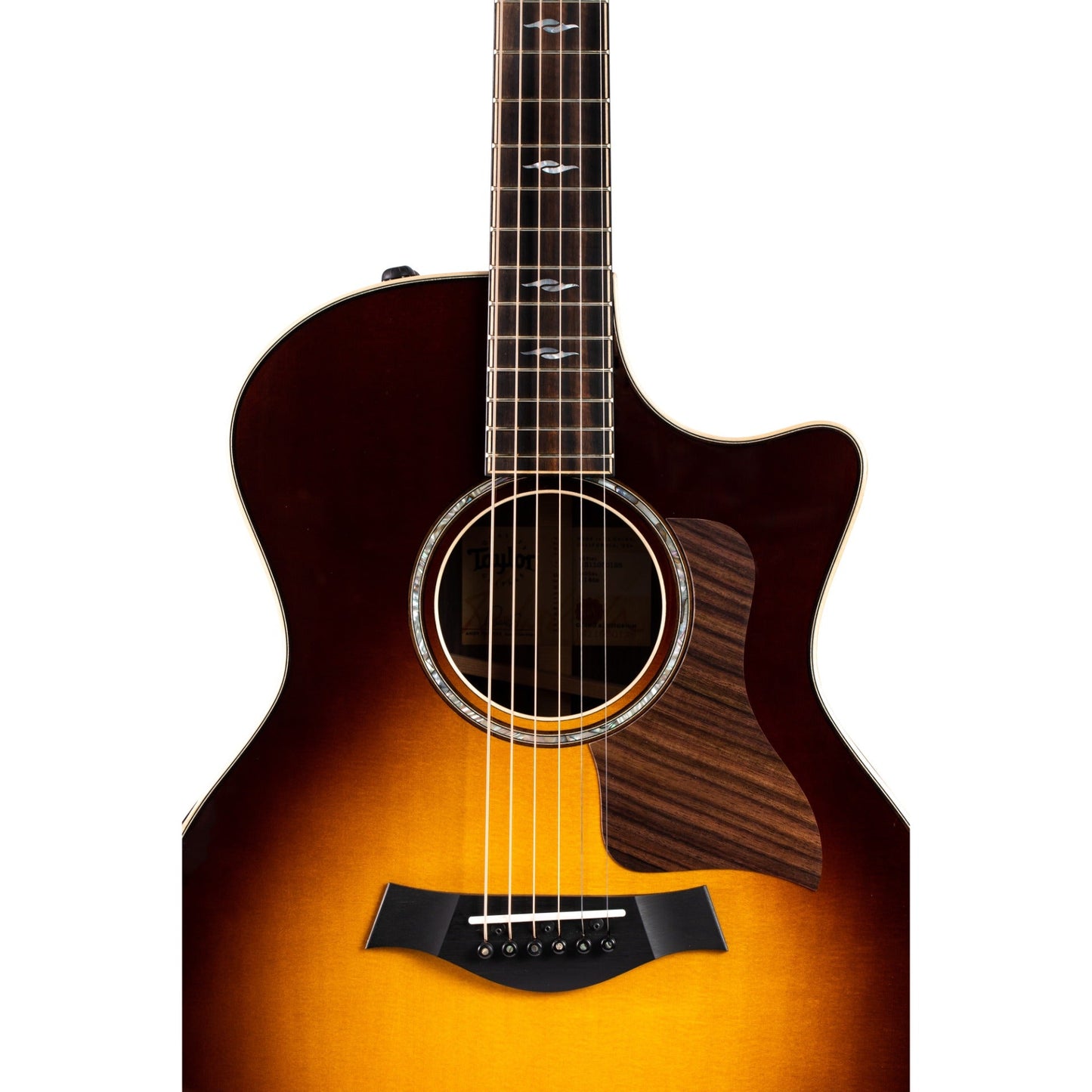Taylor 814CE Grand Auditorium Acoustic Electric Guitar, Tobacco Sunburst