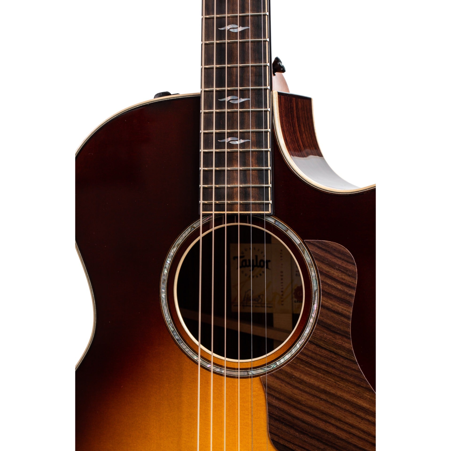 Taylor 814CE Grand Auditorium Acoustic Electric Guitar, Tobacco Sunburst
