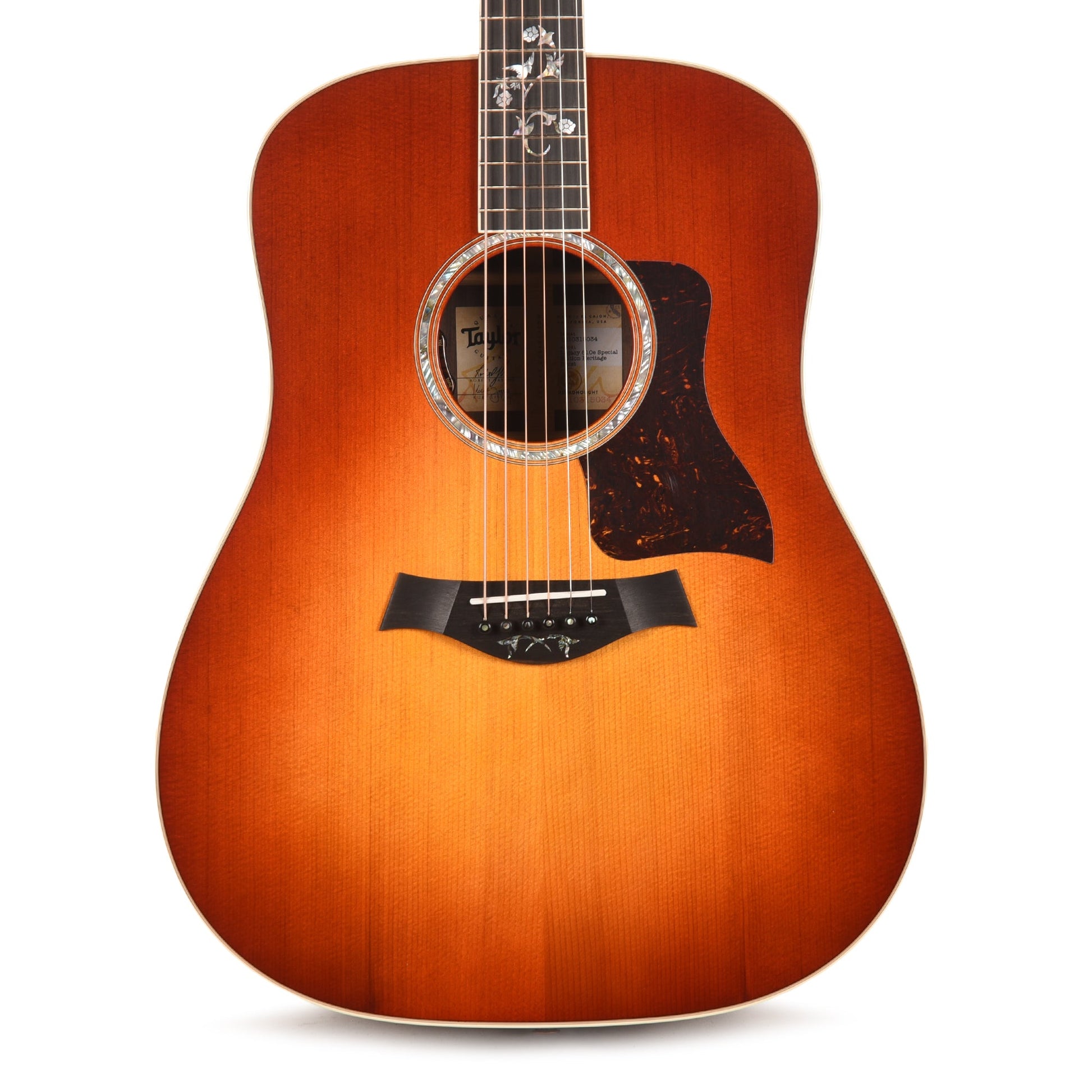 Taylor Special Edition Legacy 810e Dreadnought Torrefied Sitka/Rosewood Heritage Burst w/L.R. Baggs Element VTC