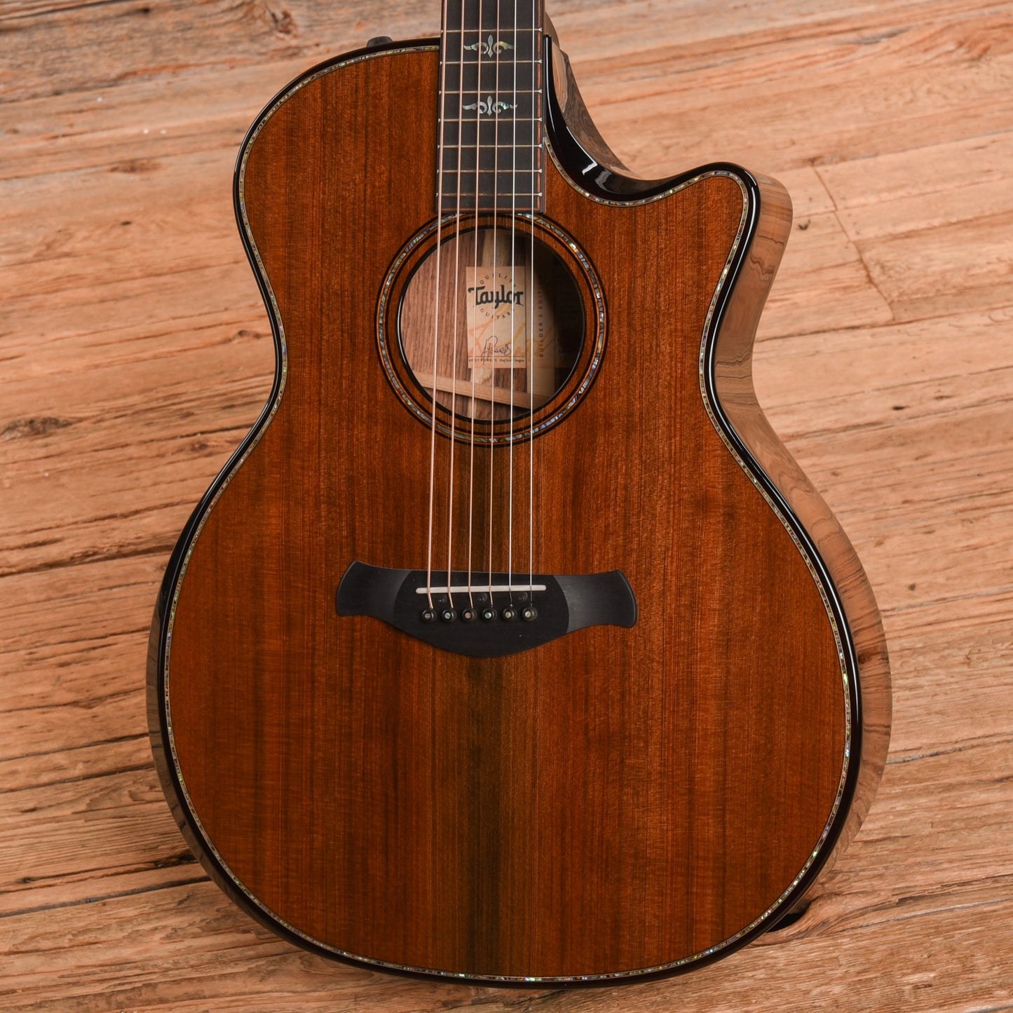 Taylor 914ce Builders Edition Sinker Redwood/Honduran Rosewood Natural 2023