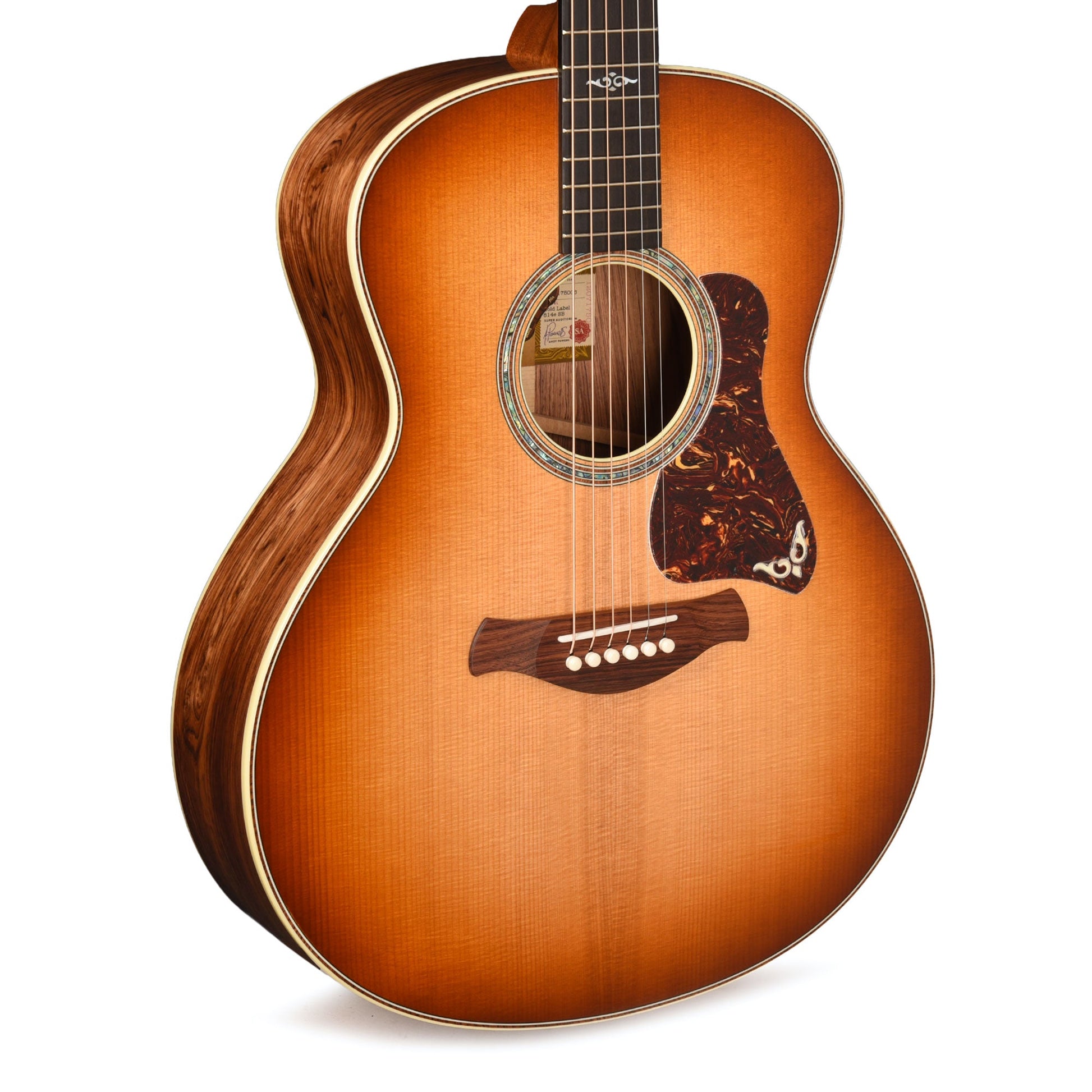 Taylor Gold Label 814e Super Auditorium Torrefied Sitka/Honduran Rosewood Sunburst