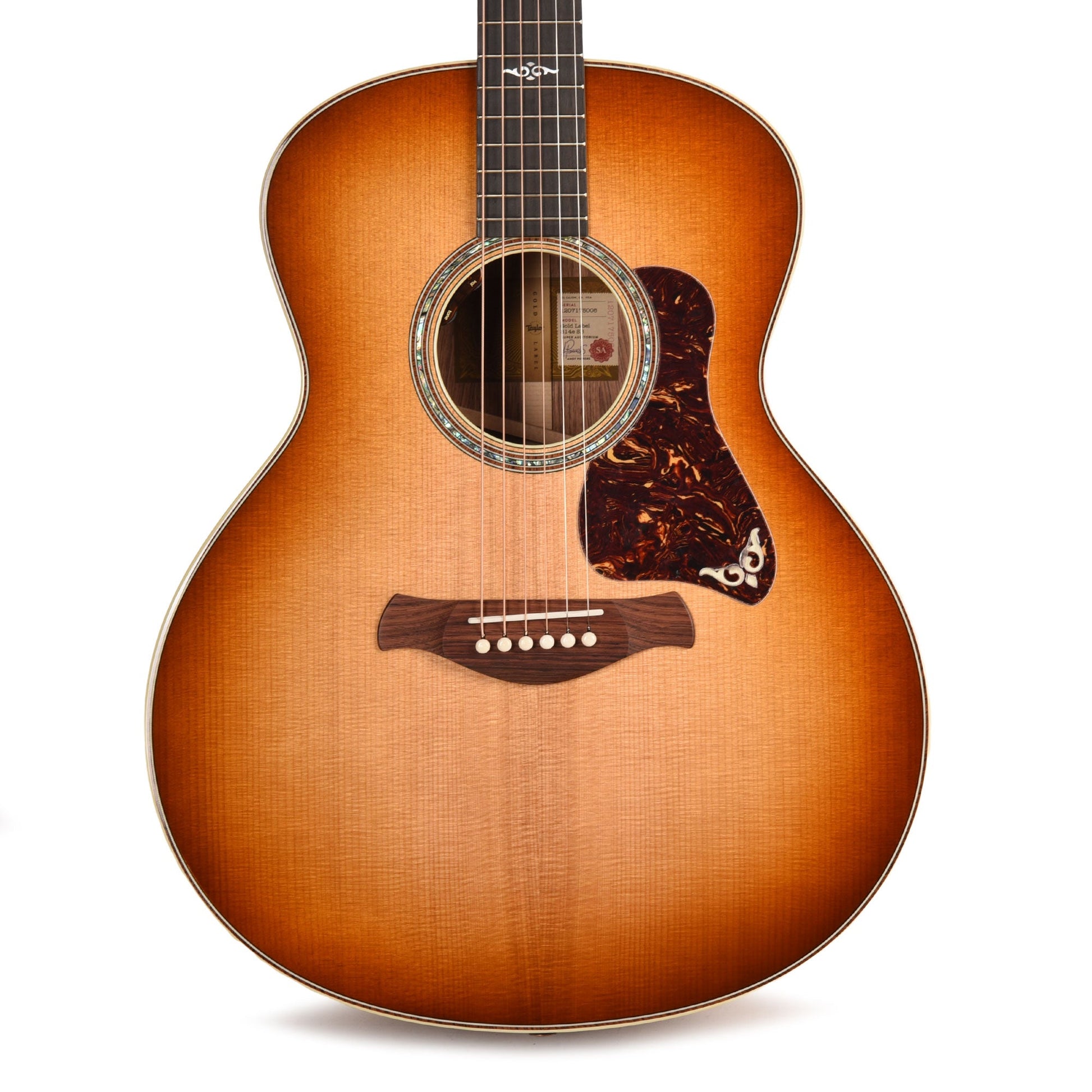 Taylor Gold Label 814e Super Auditorium Torrefied Sitka/Honduran Rosewood Sunburst