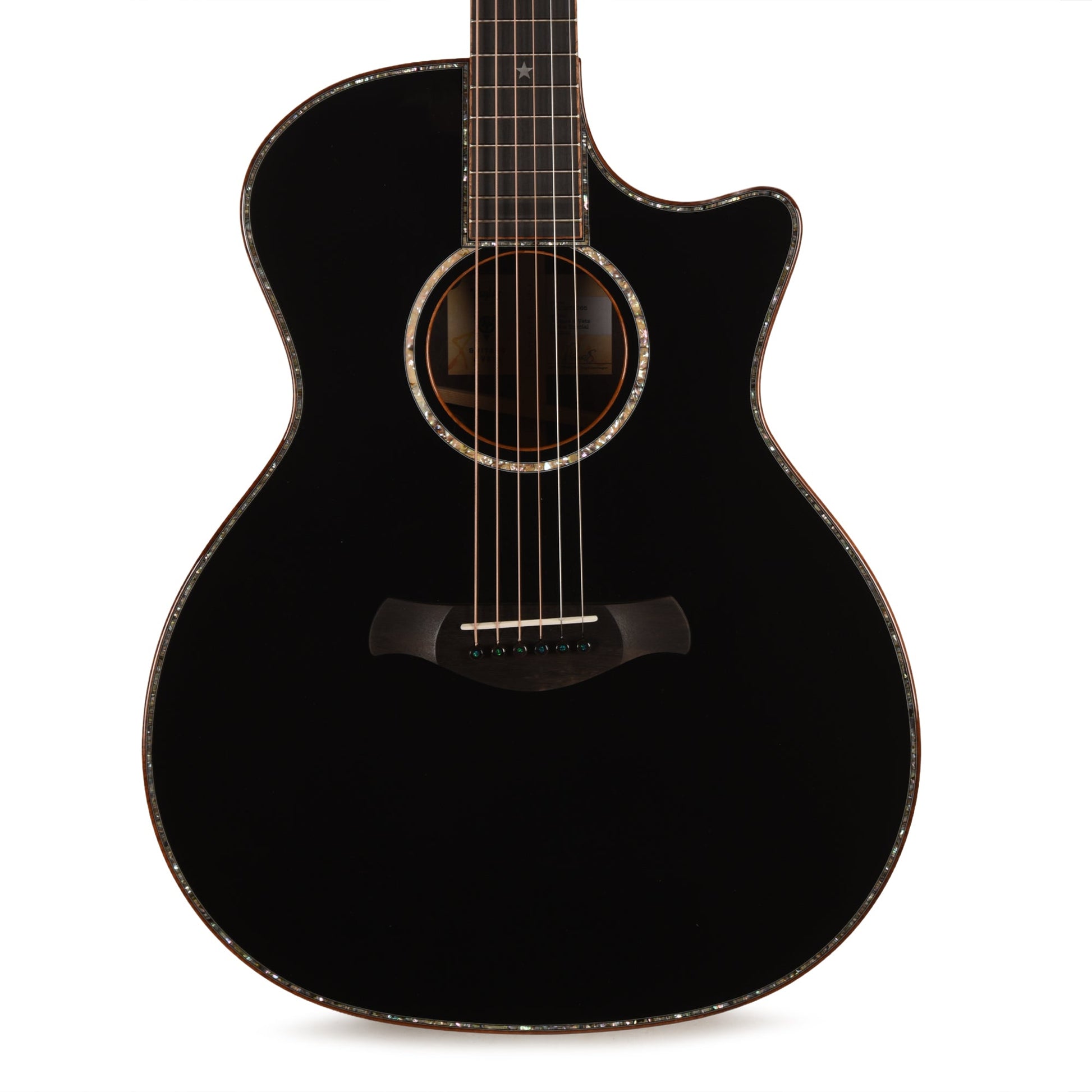 Taylor Special Edition Guitars 4 Vets 814ce Spruce/Figured Rosewood Black w/Claria Pickup