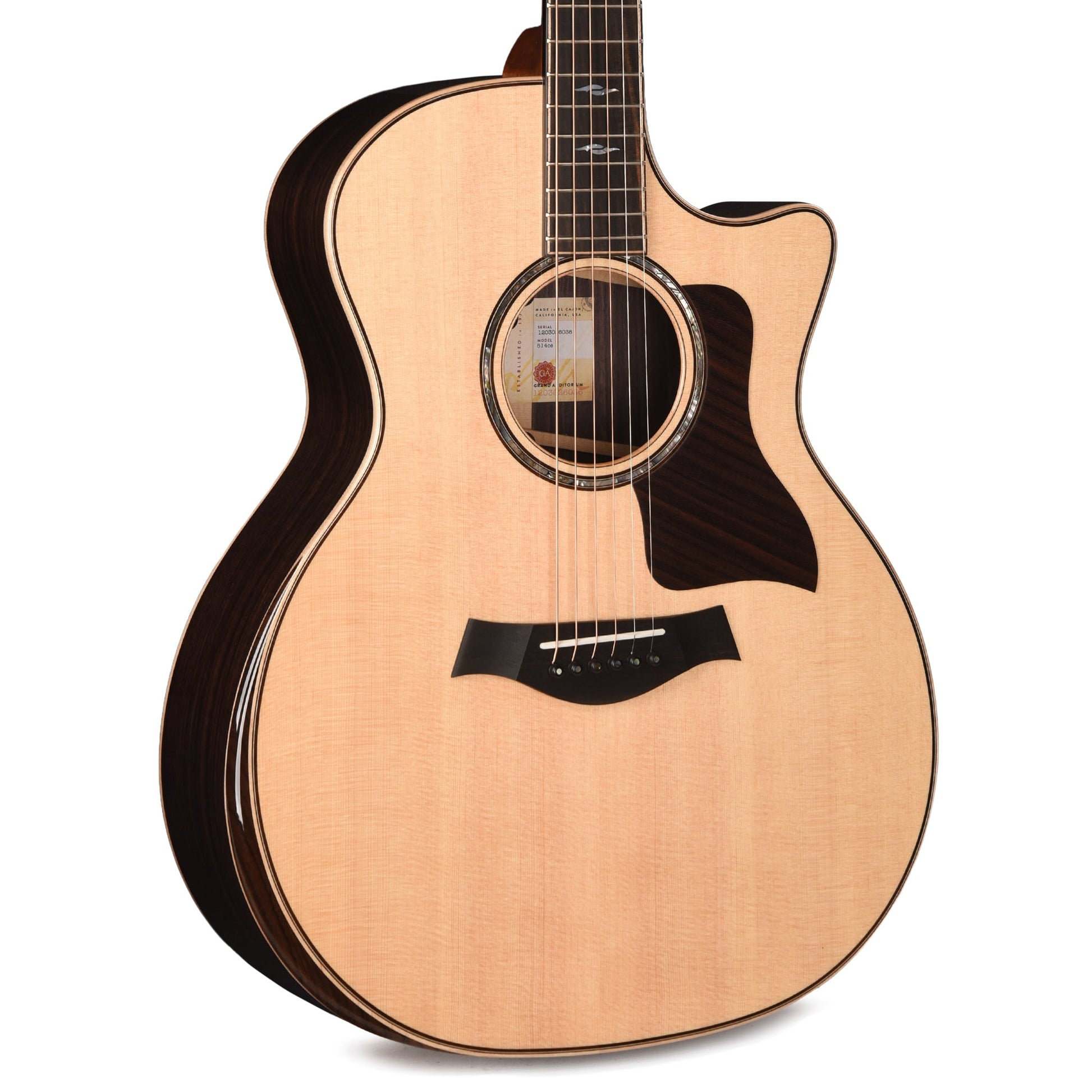 Taylor Next Generation 814ce Grand Auditorium Sitka Spruce/Rosewood Natural w/Claria