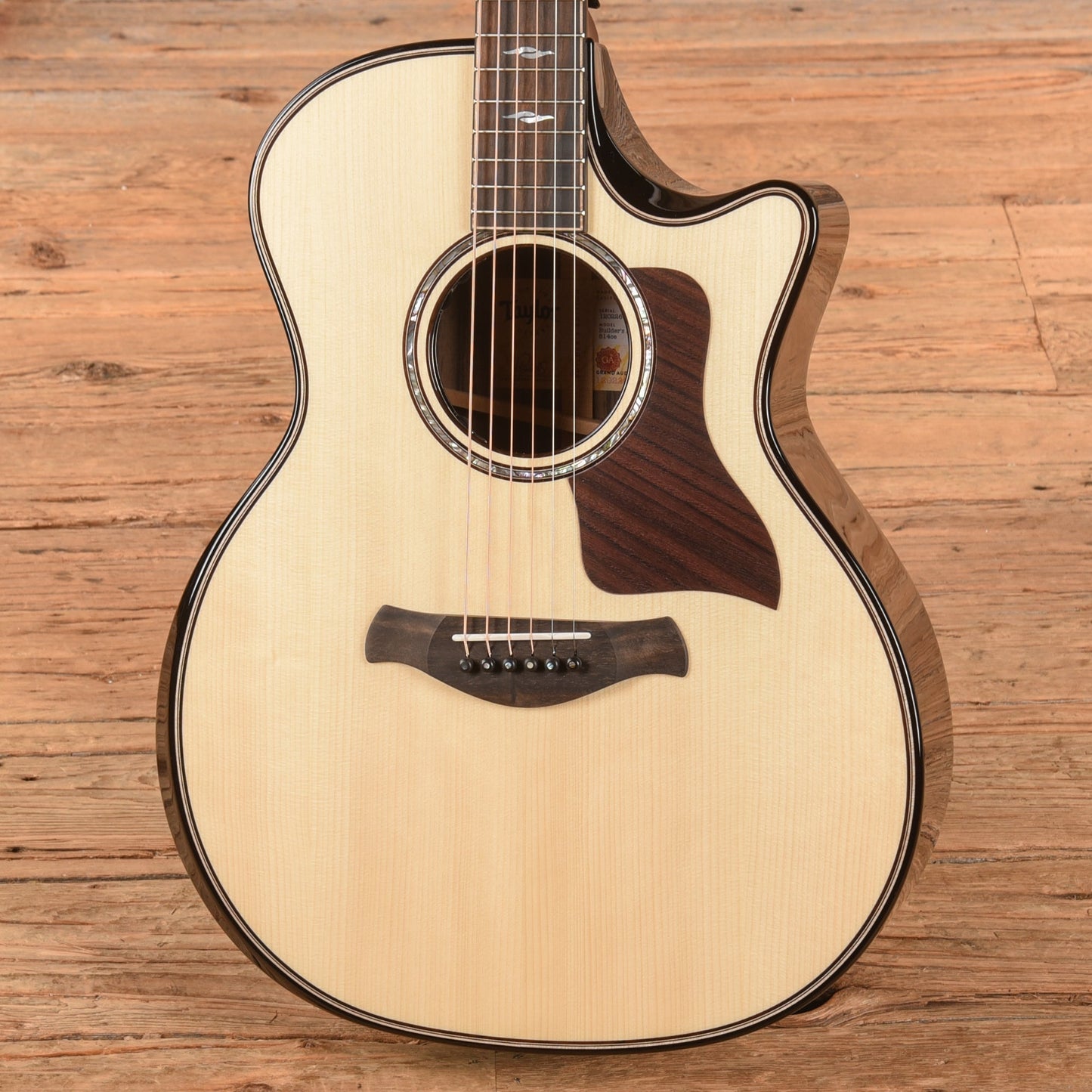 Taylor Next Generation Builder's Edition 814ce Grand Auditorium Adirondack Spruce/Rosewood Natural w/Claria