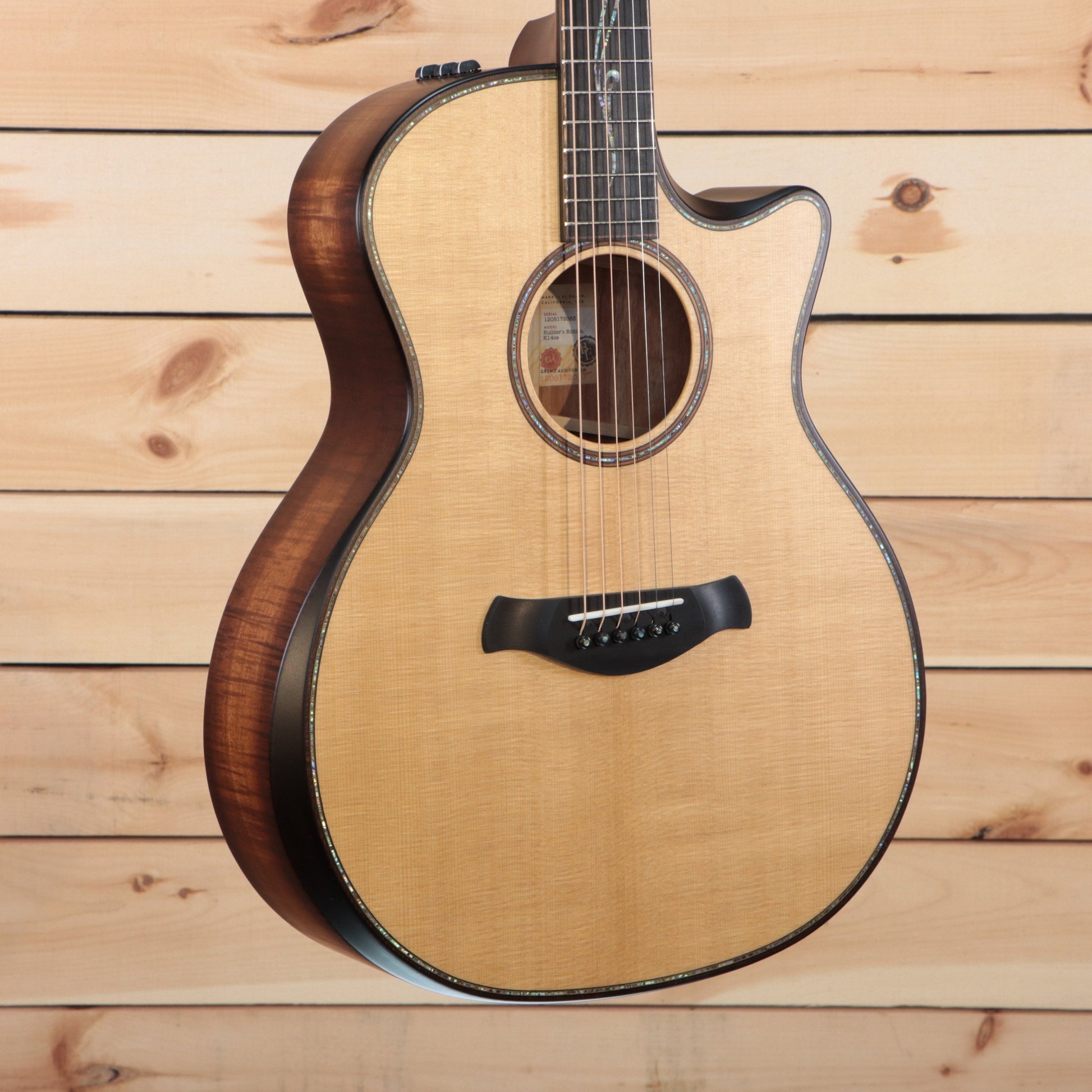 Taylor 2022 K14ce Builder's Edition - (T-548) Serial: 1208172083 - PLEK'd
