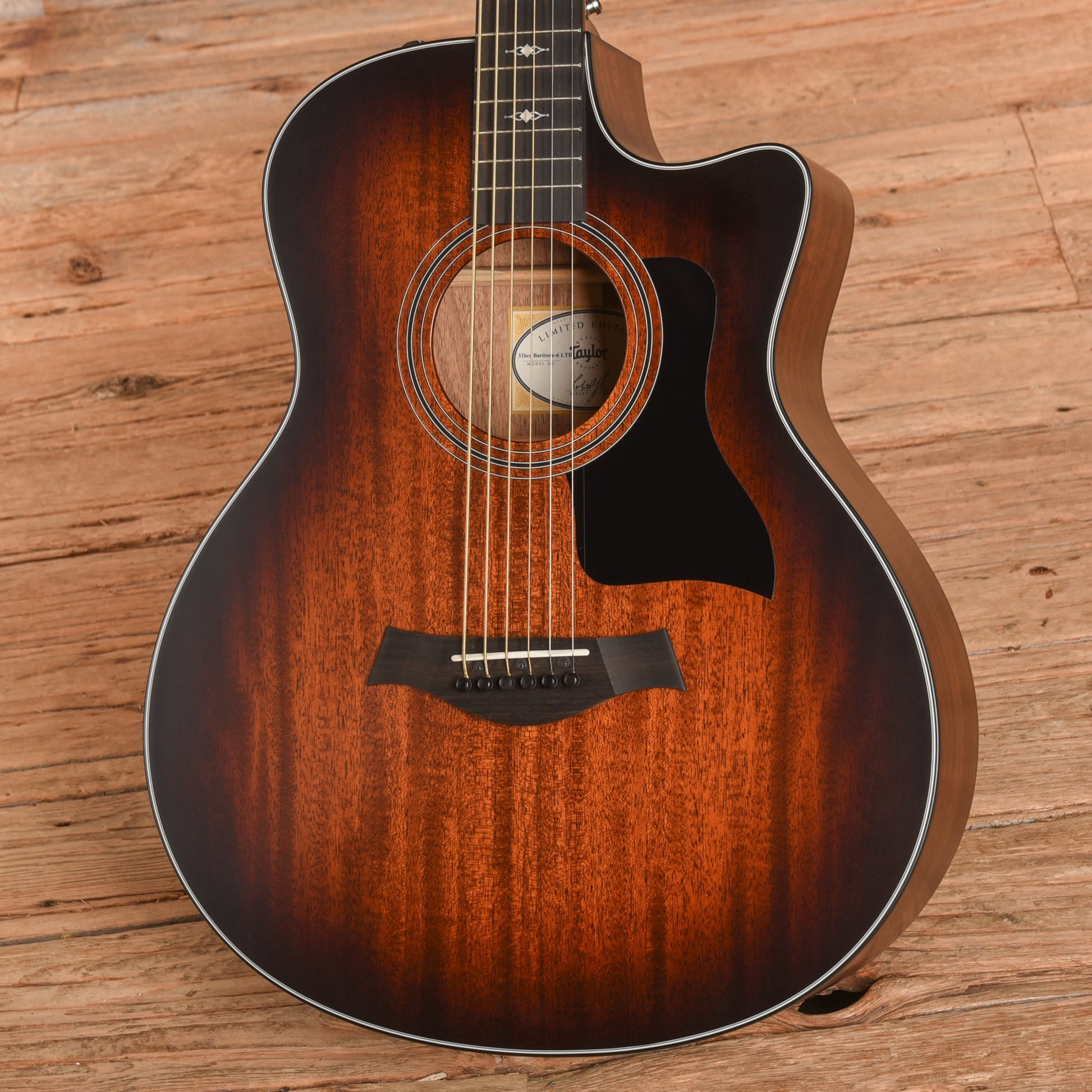 Taylor 326CE Baritone-6 LTD Sunburst 2021 - Zac Brown