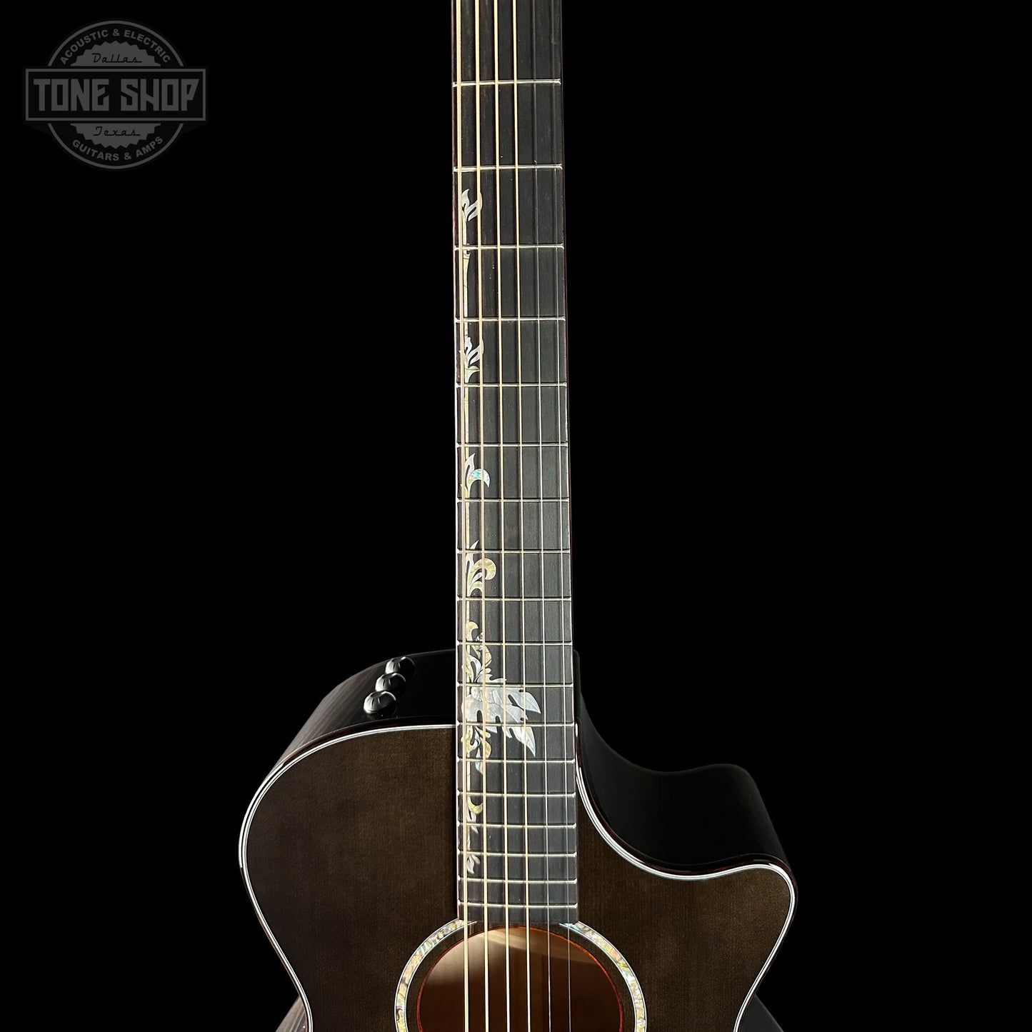 Taylor Custom Grand Concert 12-Fret Transparent Black w/case