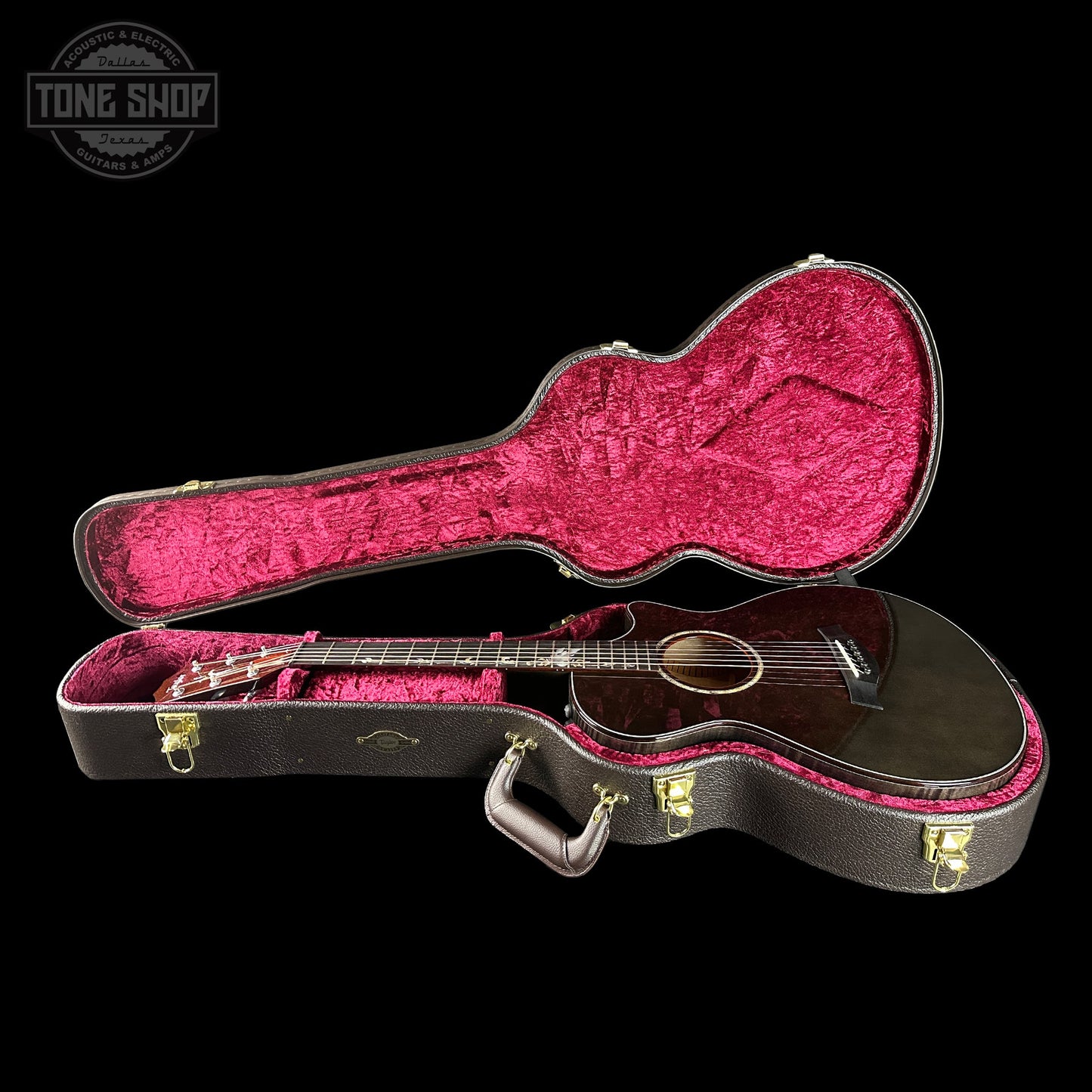 Taylor Custom Grand Concert 12-Fret Transparent Black w/case