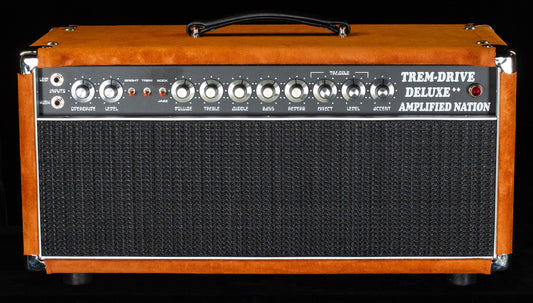 Amplified Nation Trem-Drive Deluxe Head Golden Brown Suede / Black 50w (027)