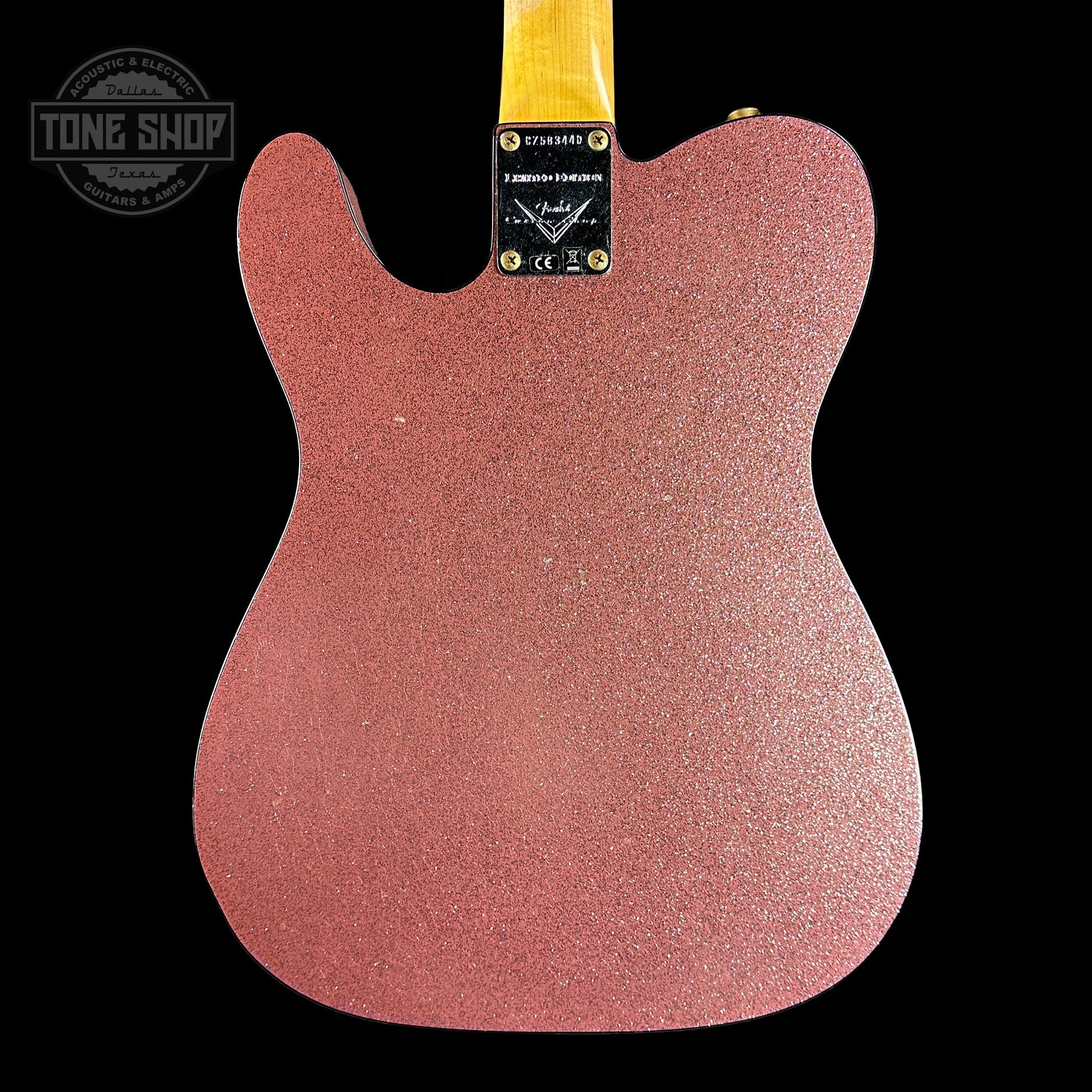 Fender Custom Shop Limited Edition Cunife Tele Custom Journeyman Relic Aged Champagne Sparkle w/case CZ583440