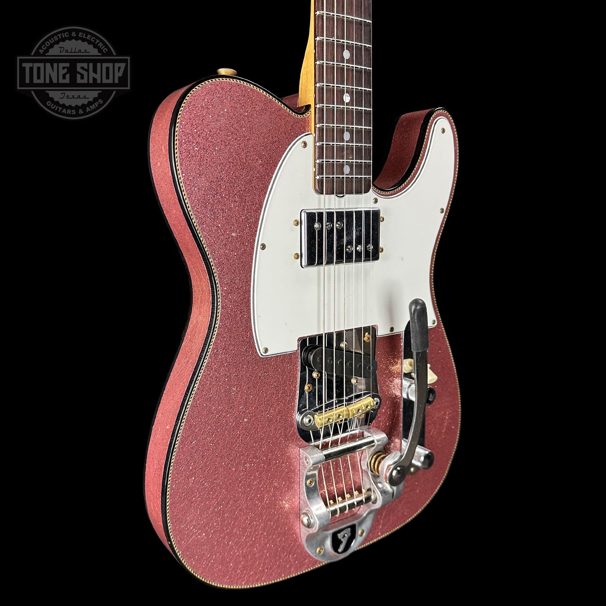 Fender Custom Shop Limited Edition Cunife Tele Custom Journeyman Relic Aged Champagne Sparkle w/case CZ583440