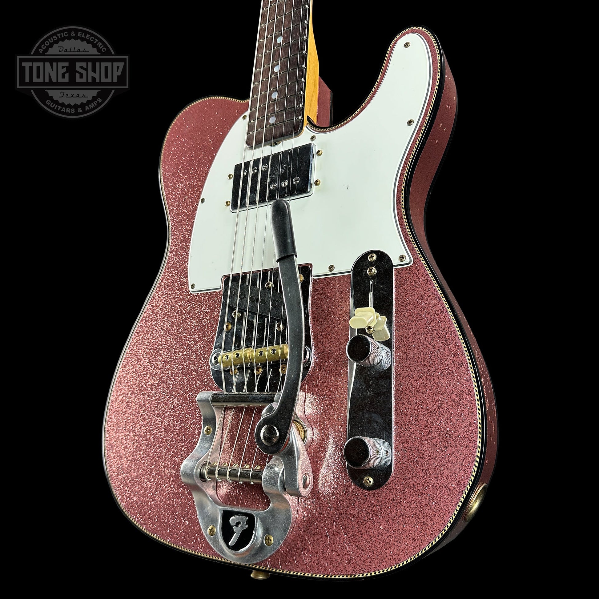 Fender Custom Shop Limited Edition Cunife Tele Custom Journeyman Relic Aged Champagne Sparkle w/case CZ583440