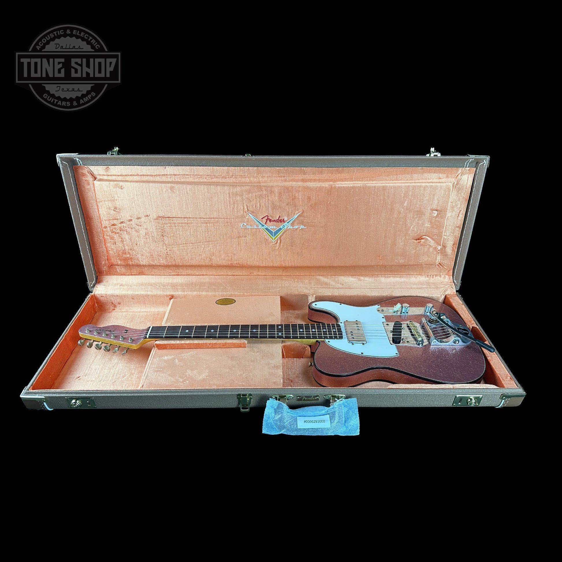 Fender Custom Shop Limited Edition Cunife Tele Custom Journeyman Relic Aged Champagne Sparkle w/case CZ583440