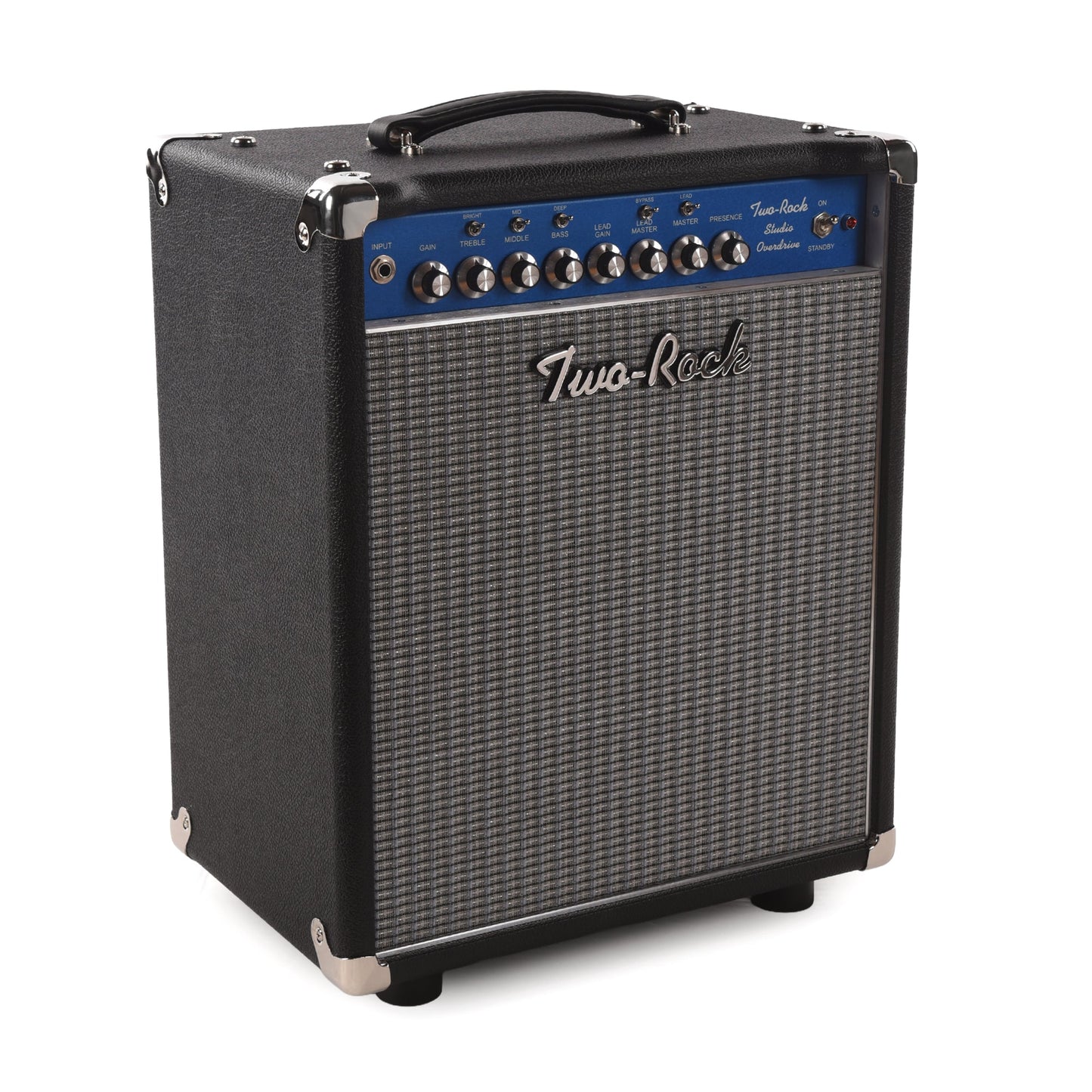 Two Rock Studio Overdrive 2-Channel Tube Amp Combo Black Bronco w/ Blue Smoke Cloth