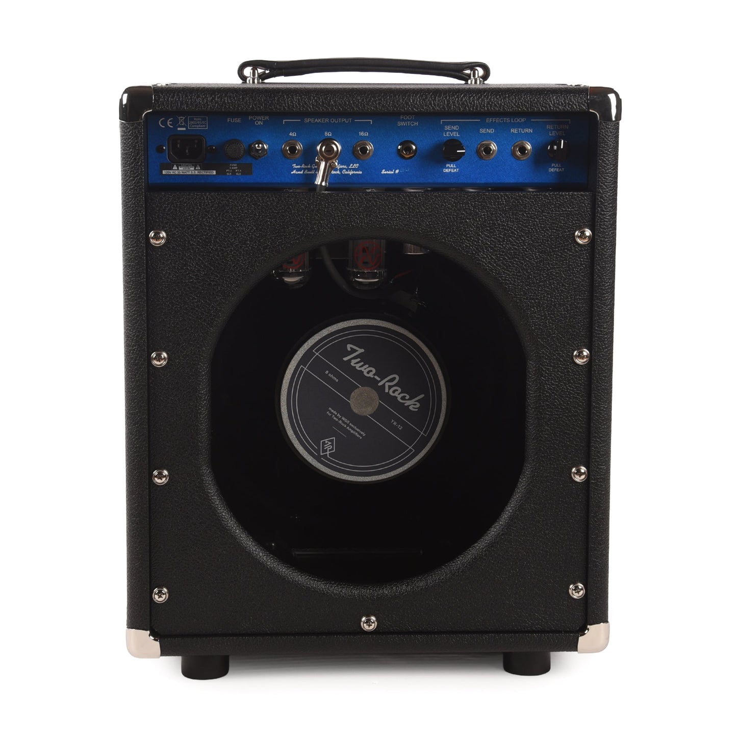 Two Rock Studio Overdrive 2-Channel Tube Amp Combo Black Bronco w/ Blue Smoke Cloth