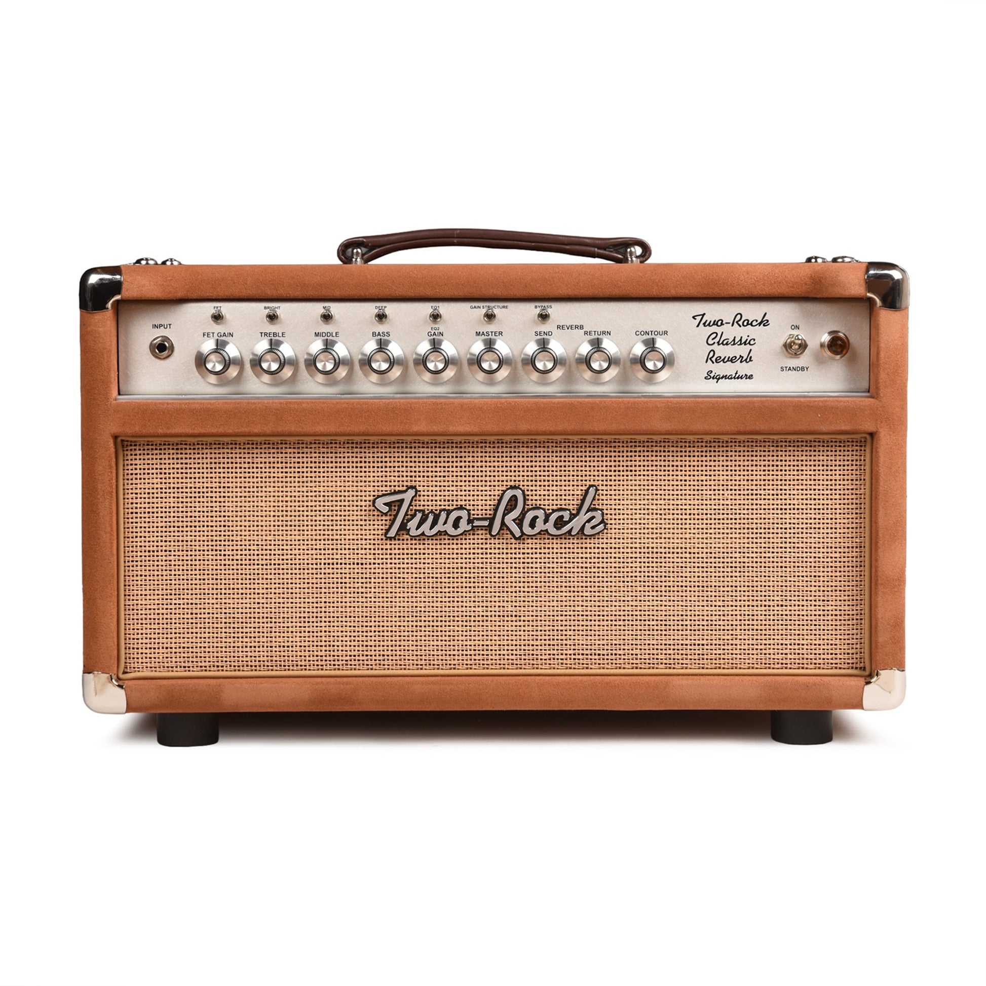 Two Rock Classic Reverb Signature 40/20W Head Tobacco Suede with Cane Cloth