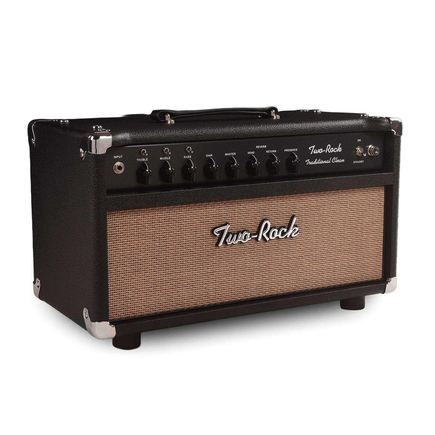Two Rock Traditional Clean 100/50W Head w/Black Bronco Tolex & Cane Grill Cloth