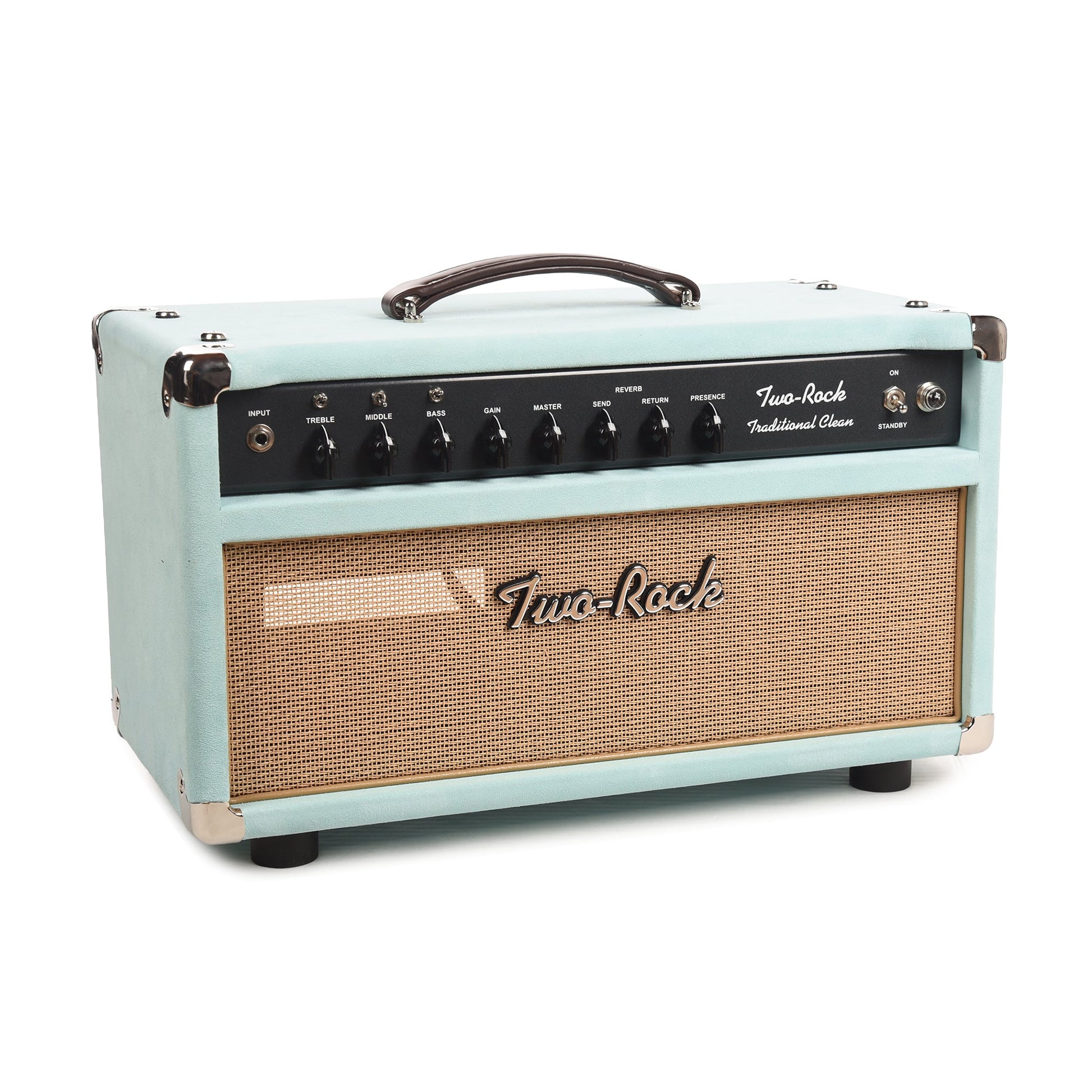 Two Rock Traditional Clean 40/20W Head w/ Mint Suede & Cane Cloth