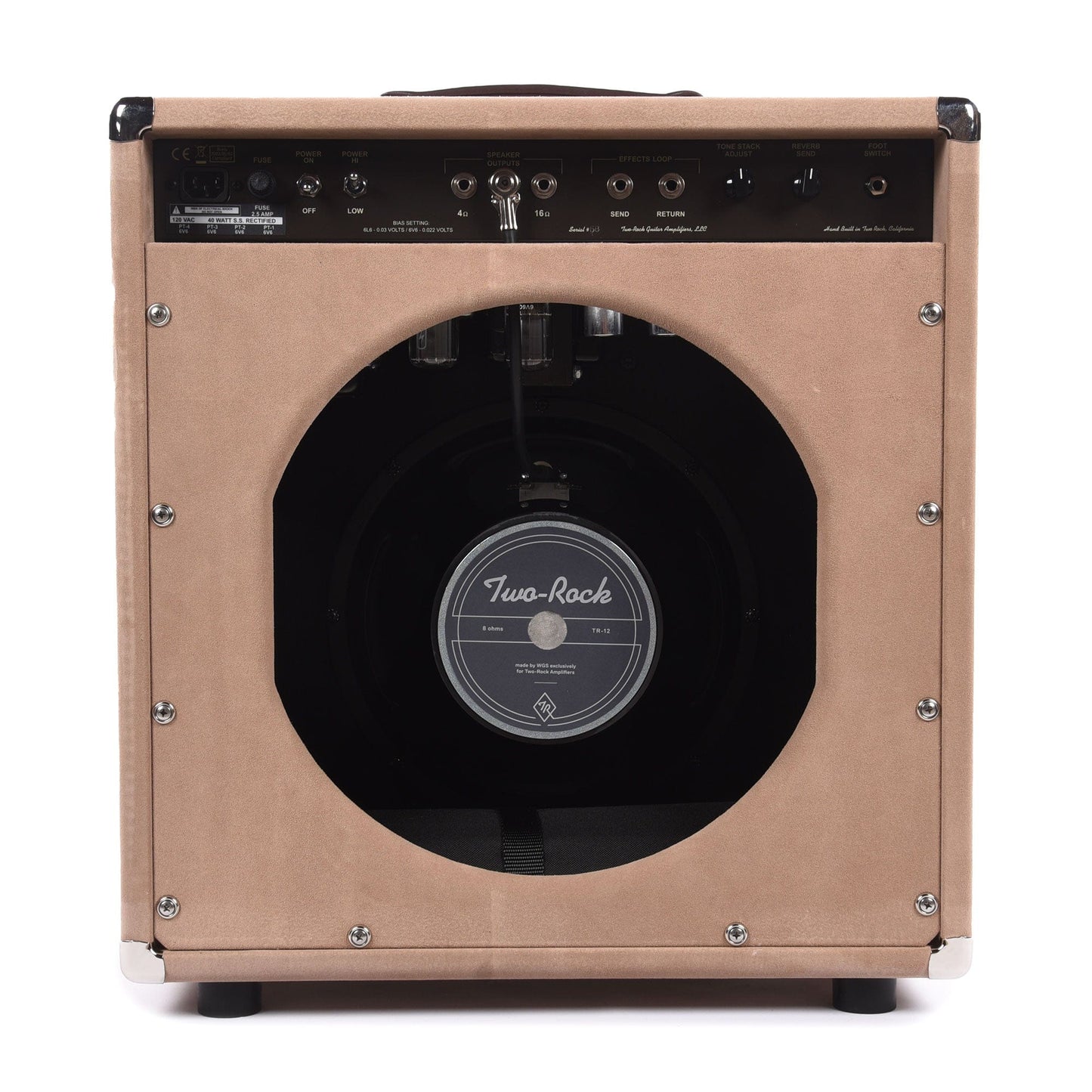 Two Rock Vintage Deluxe 40w 1x12 Combo Dogwood Suede w/ Oxblood Cloth