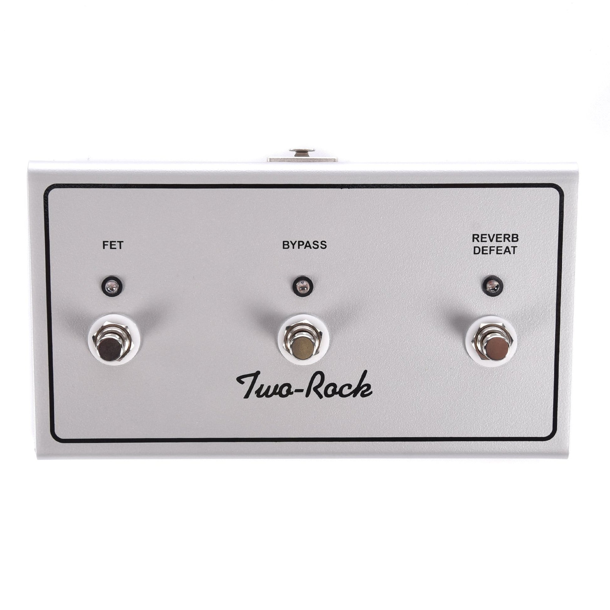 Two Rock Classic Reverb Signature Silver Anodized 100w Head w/Footswitch & Silver Skirted Knobs