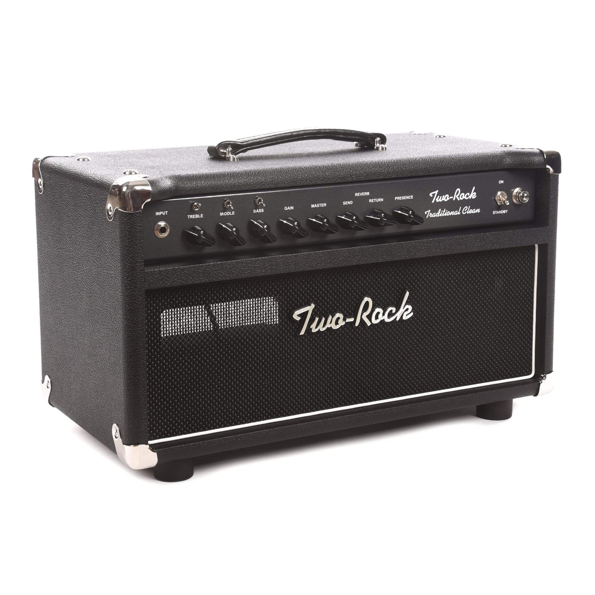 Two Rock Traditional Clean 100/50W Head w/Black Bronco Tolex & Black Matrix Grill Cloth