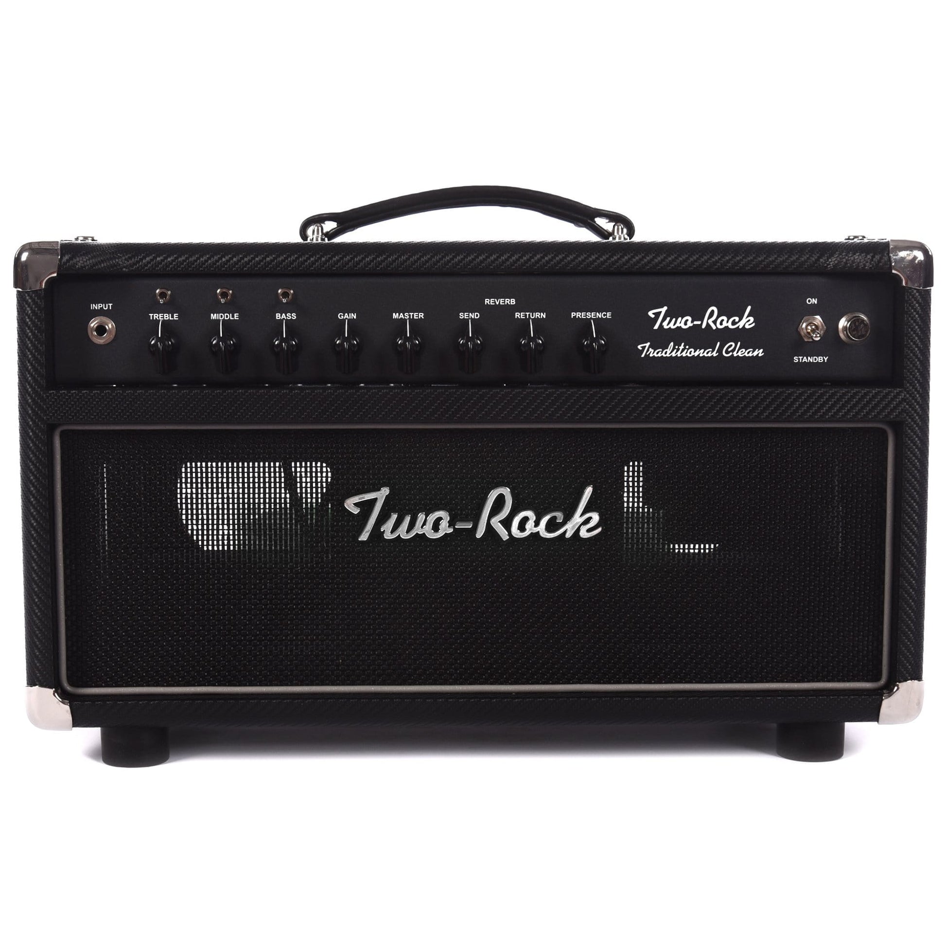 Two Rock Traditional Clean Head Black Carbon Fiber w/Black Matrix Grill Cloth