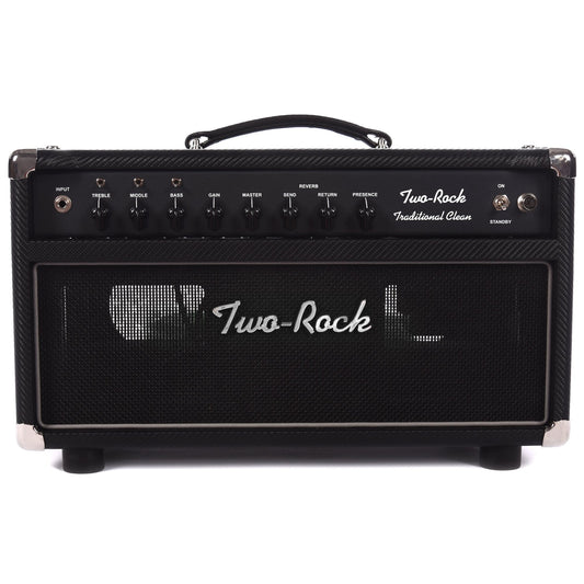 Two Rock Traditional Clean Head Black Carbon Fiber w/Black Matrix Grill Cloth