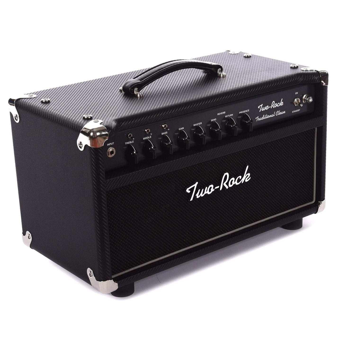 Two Rock Traditional Clean Head Black Carbon Fiber w/Black Matrix Grill Cloth