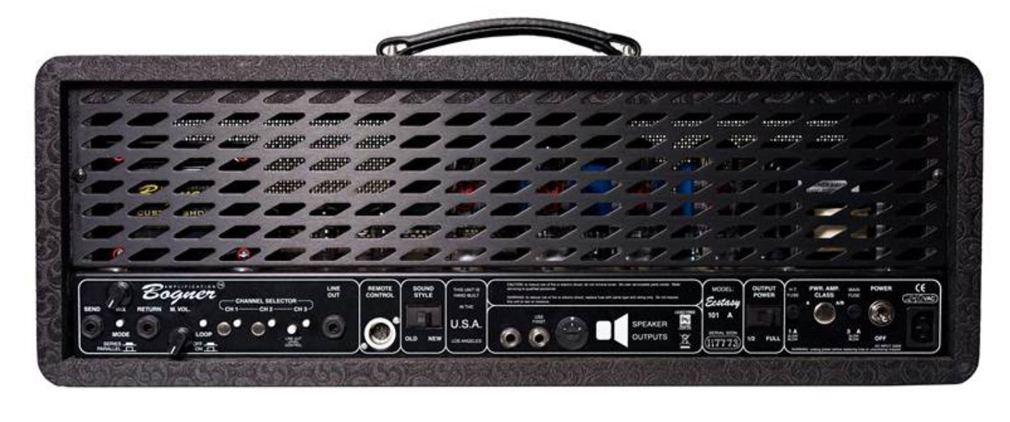 Bogner 20th Anniversary Ecstacy Head 6L6 Tubes