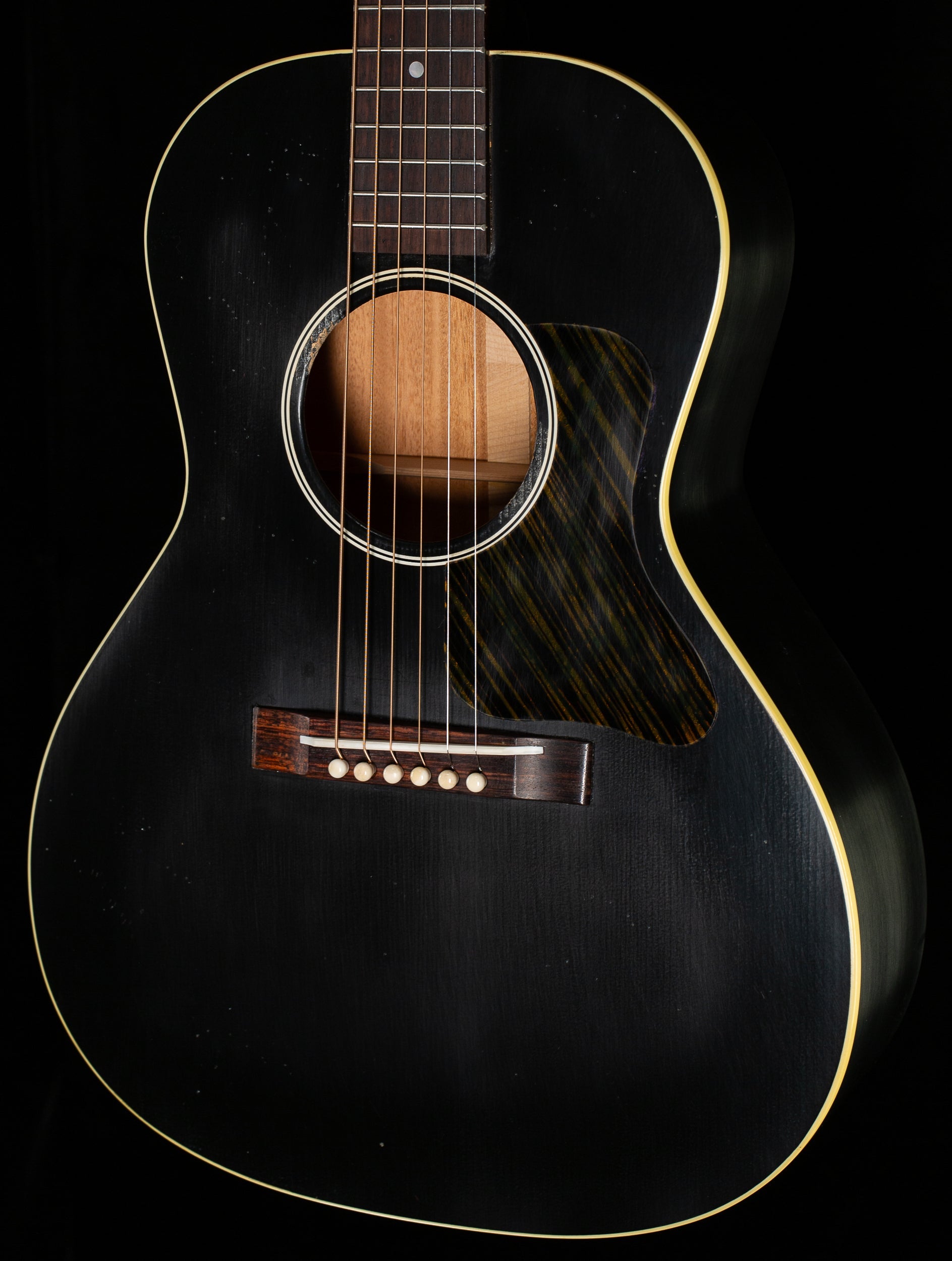 Gibson Custom Shop 1933 L-00 Murphy Lab Light Aged Ebony Fire Stripe Pickguard (007)