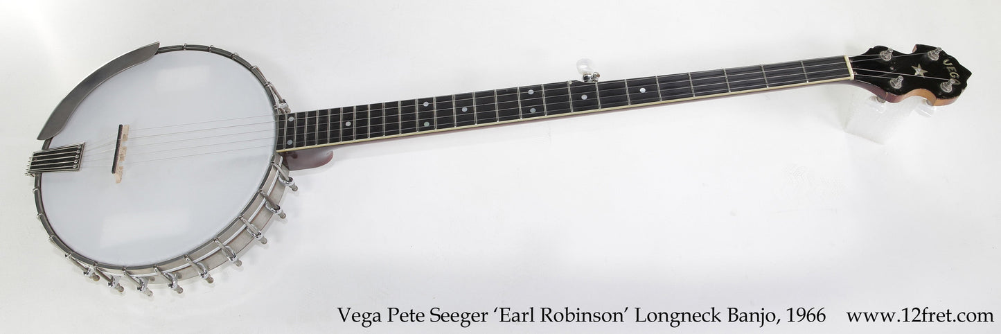 Vega Pete Seeger 'Earl Robinson' Longneck Banjo, 1966  [USED]