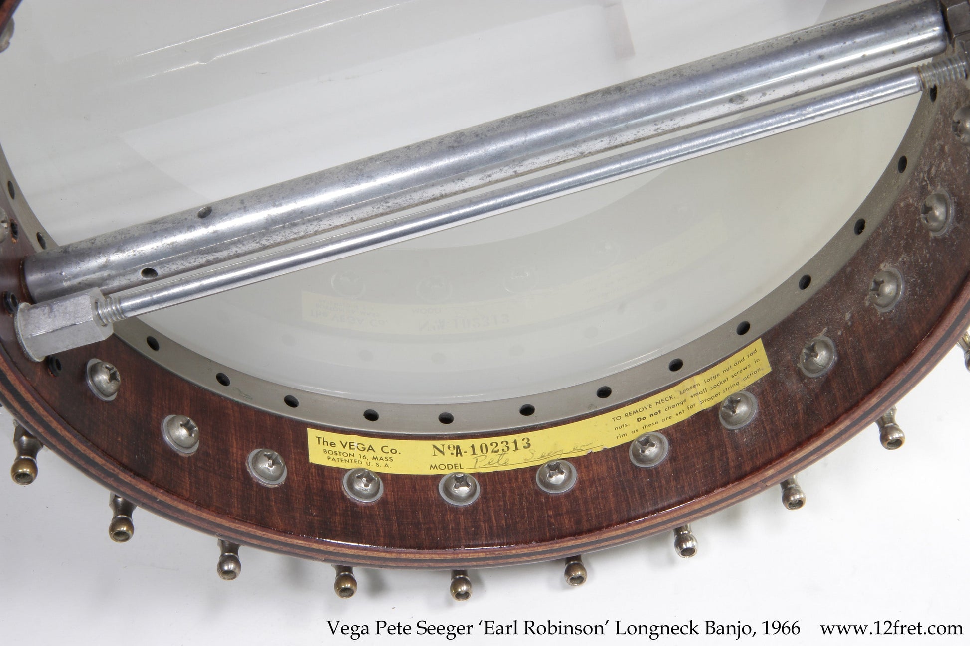 Vega Pete Seeger 'Earl Robinson' Longneck Banjo, 1966  [USED]